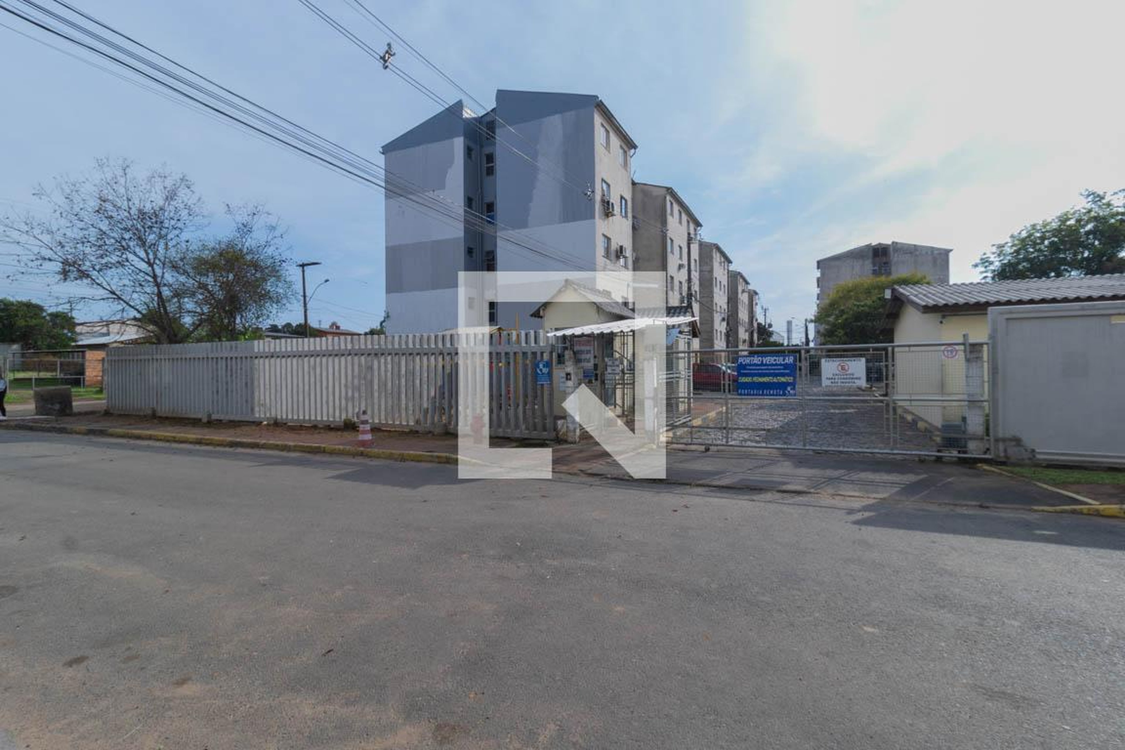 Fachada do condomínio Residencial Porangaba B