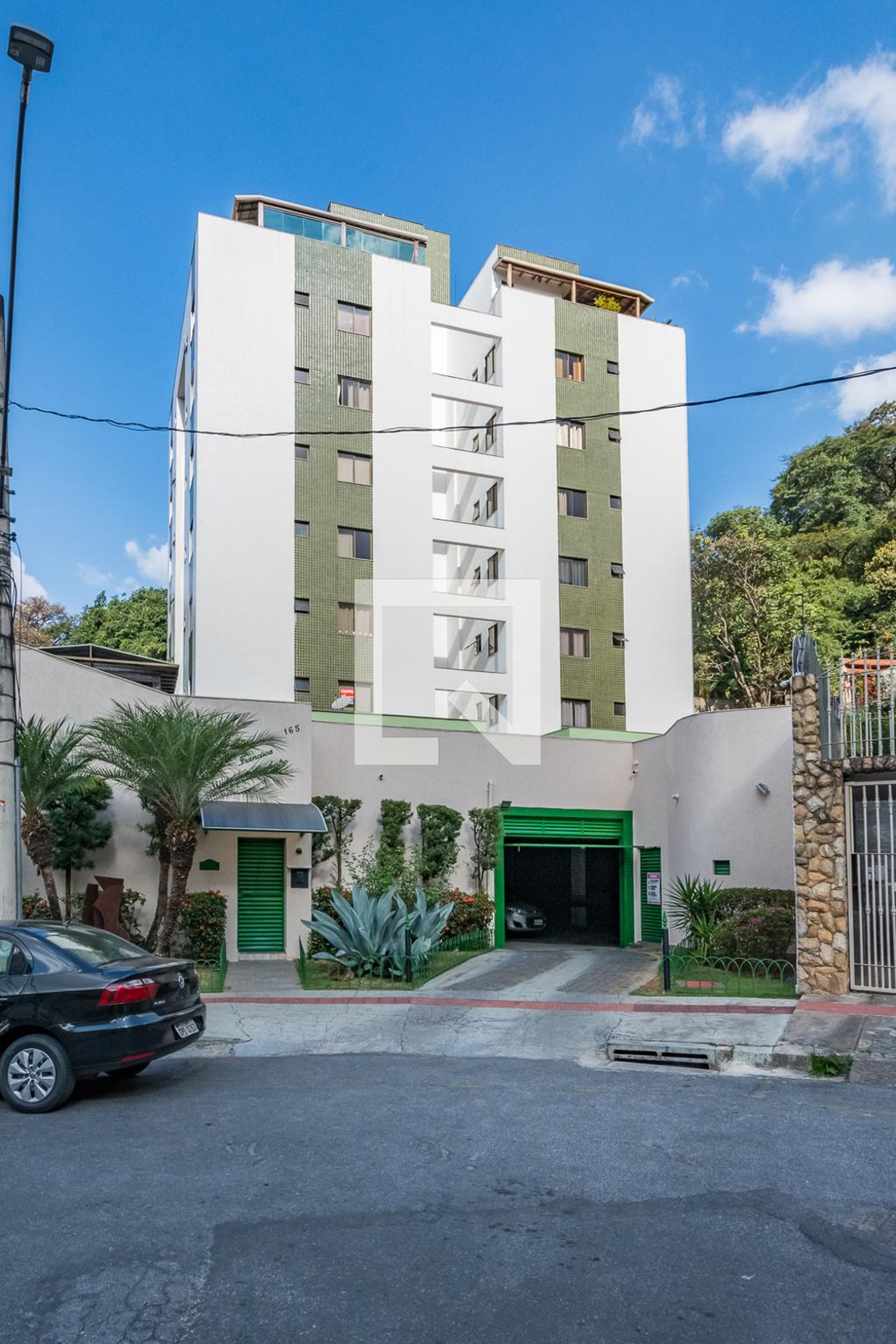 Fachada Condomínio em Rua Professor Mamede, 165