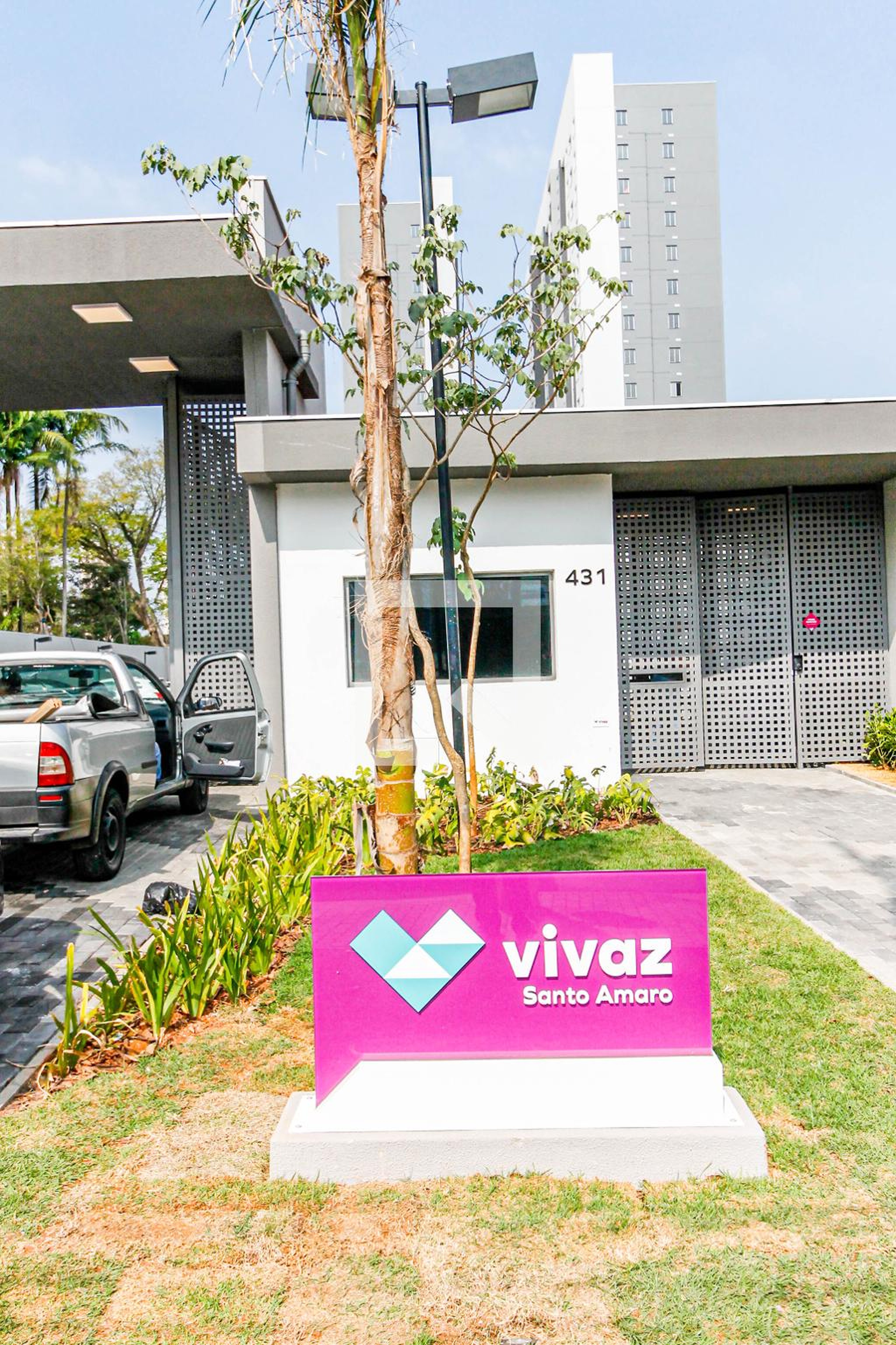 Fachada Condomínio Vivaz Santo Amaro