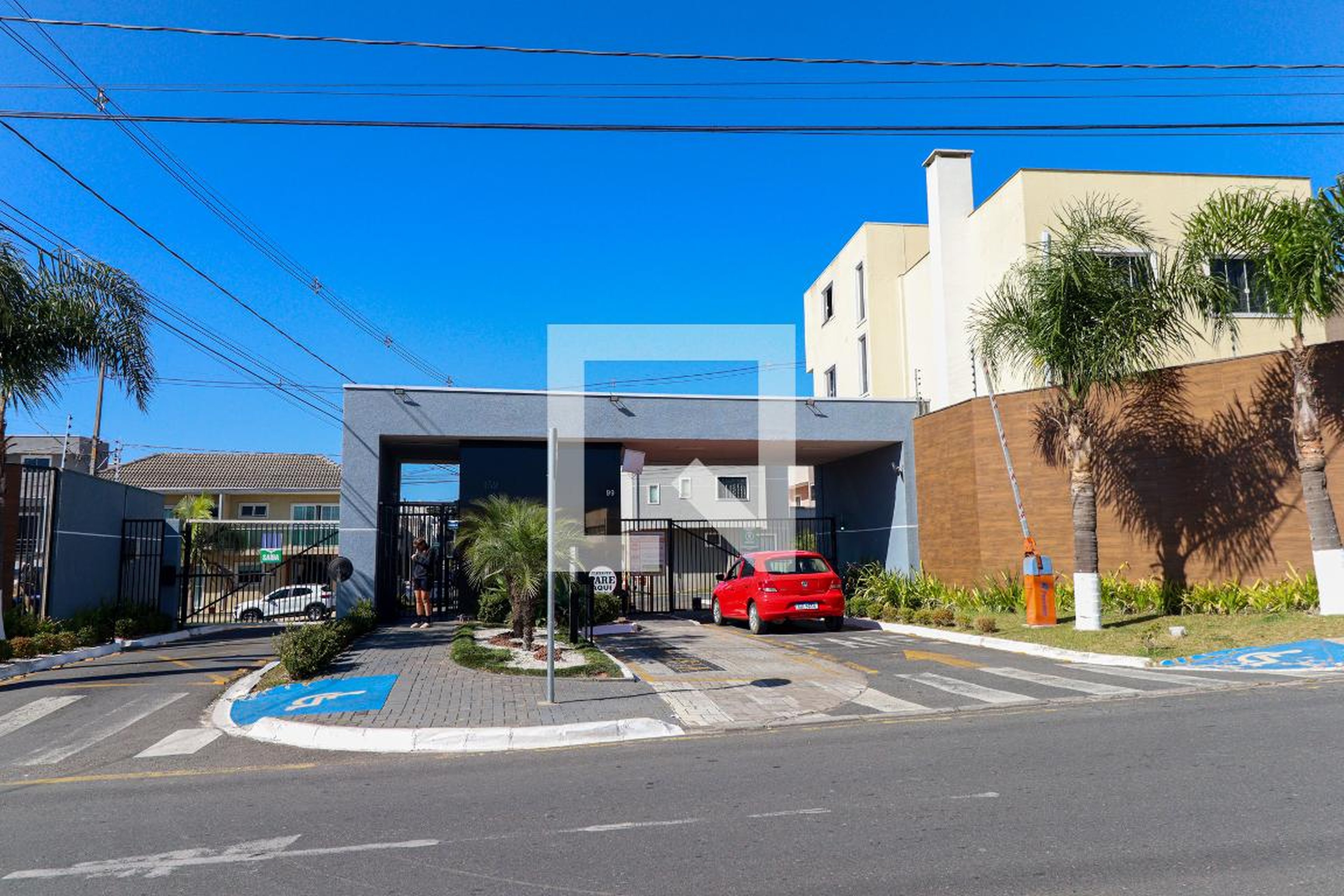 Fachada do Condomínio Residencial Rockefeller