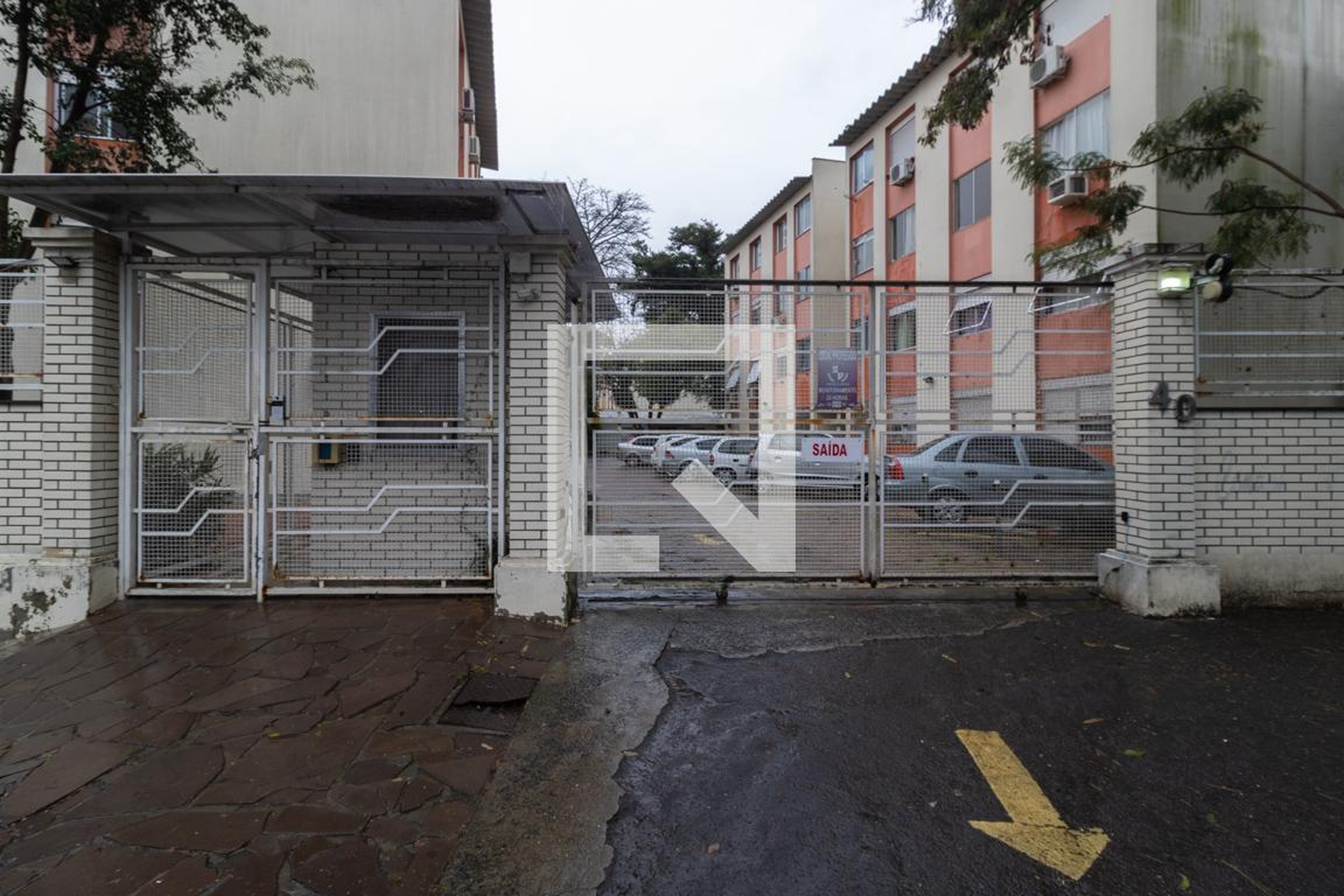 Fachada do condomínio Residencial Figueiras