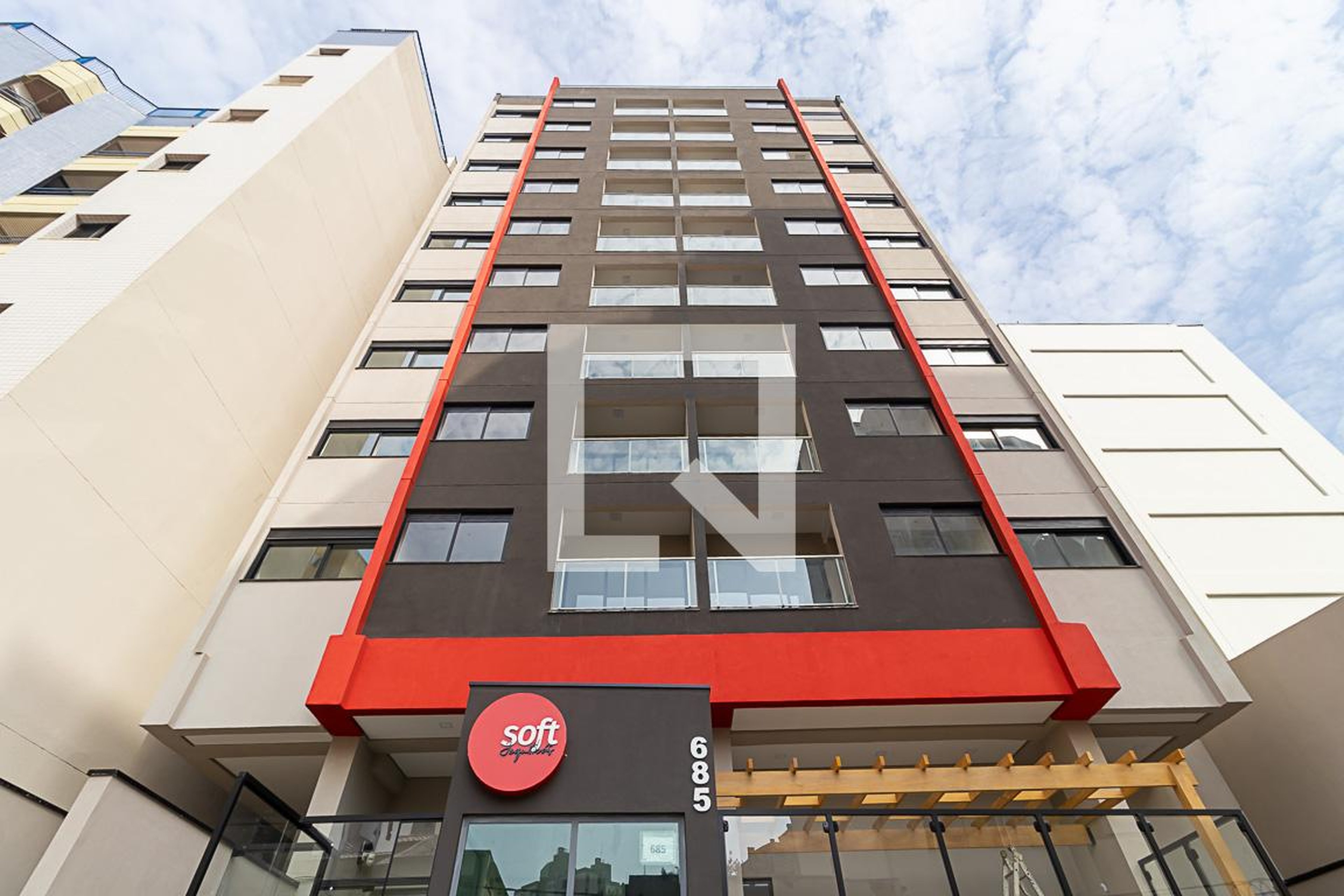 Fachada Condomínio em Rua Padre Vieira, 122