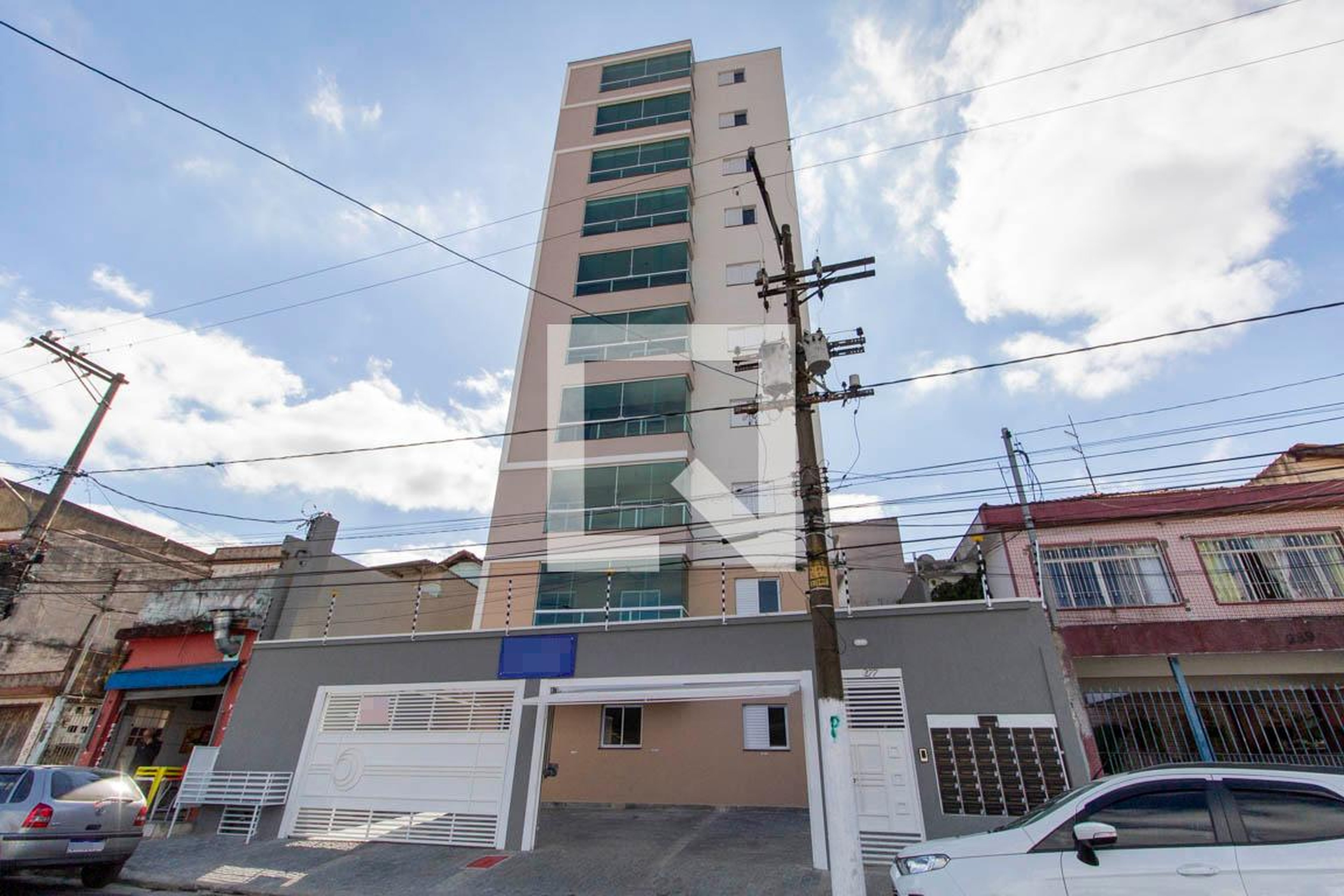 Fachada Condomínio em Rua Visconde do Uruguai, 281