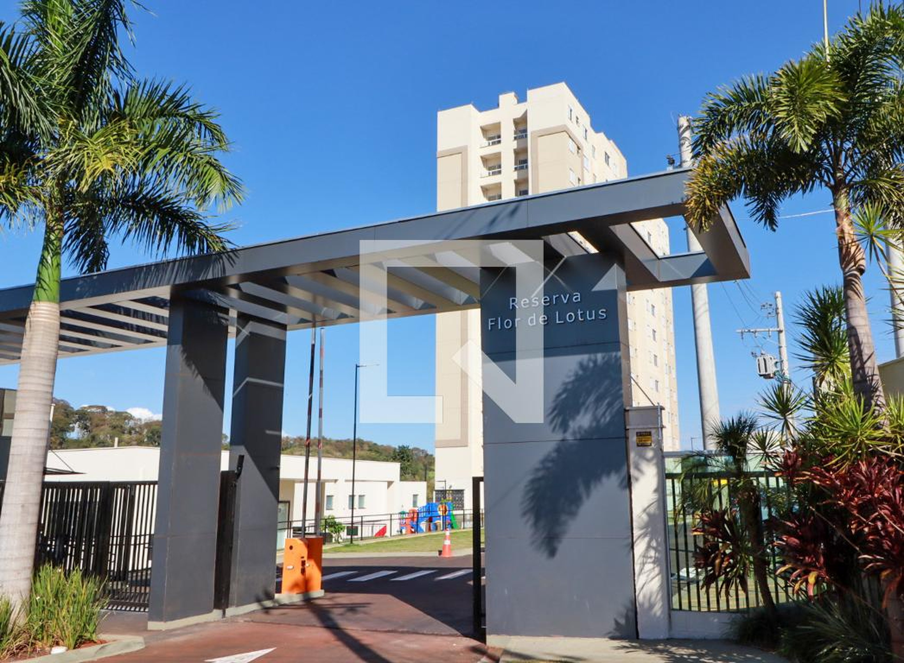 Fachada do Condomínio Residencial Flor de Lótus