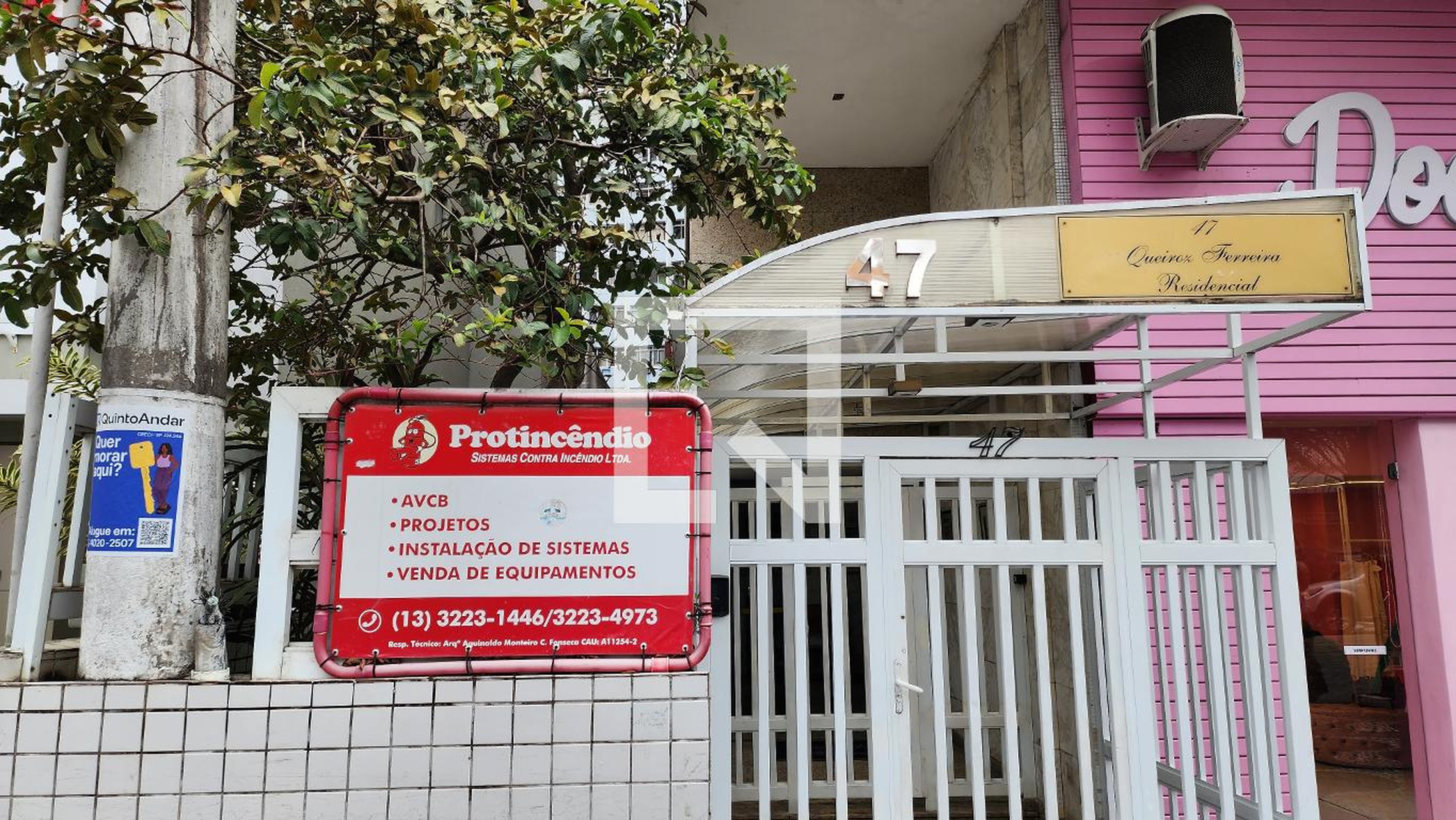 Fachada do Prédio Edifício Queiroz Ferreira