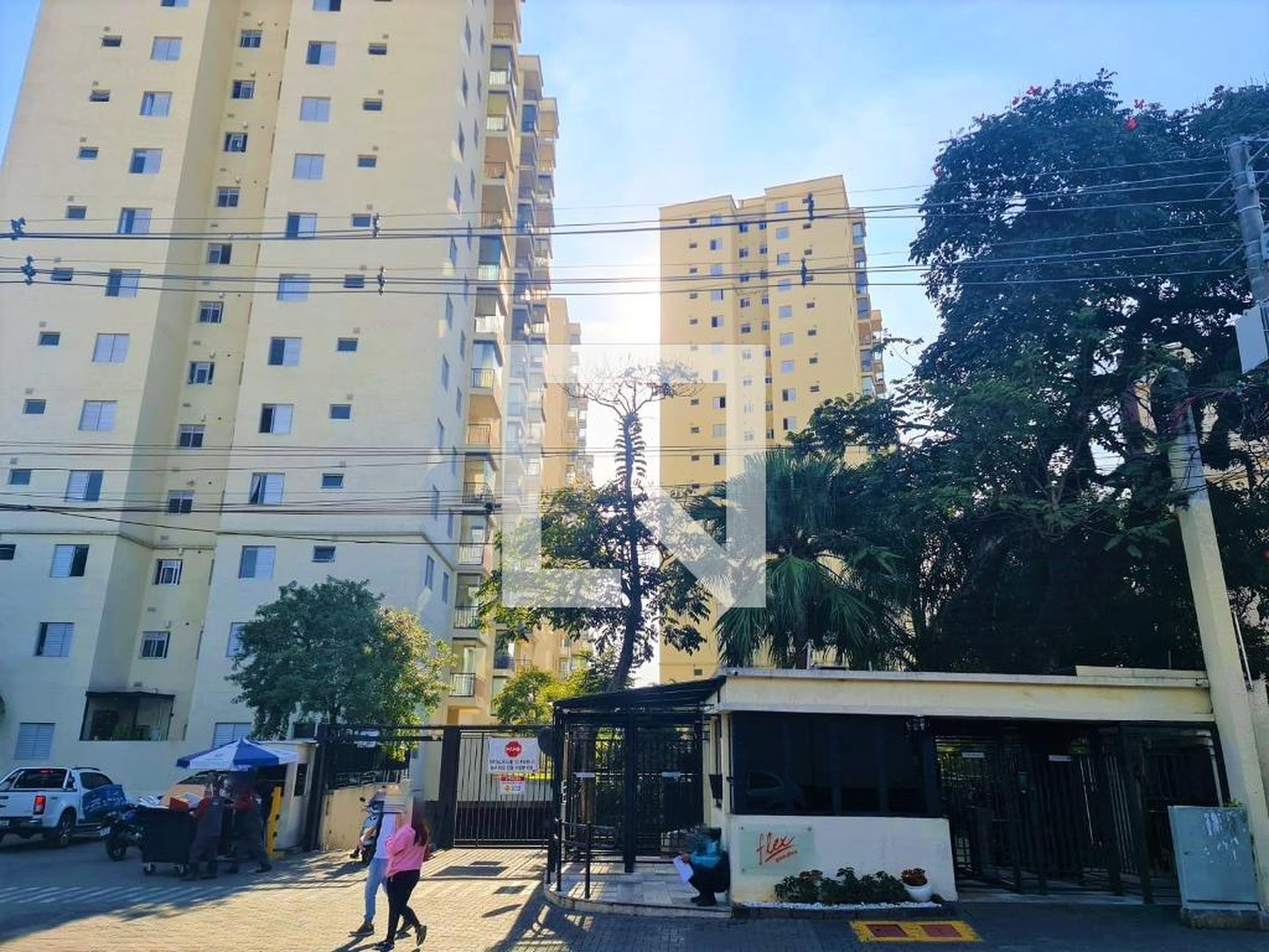 Fachada do predio Condomínio Flex Guarulhos