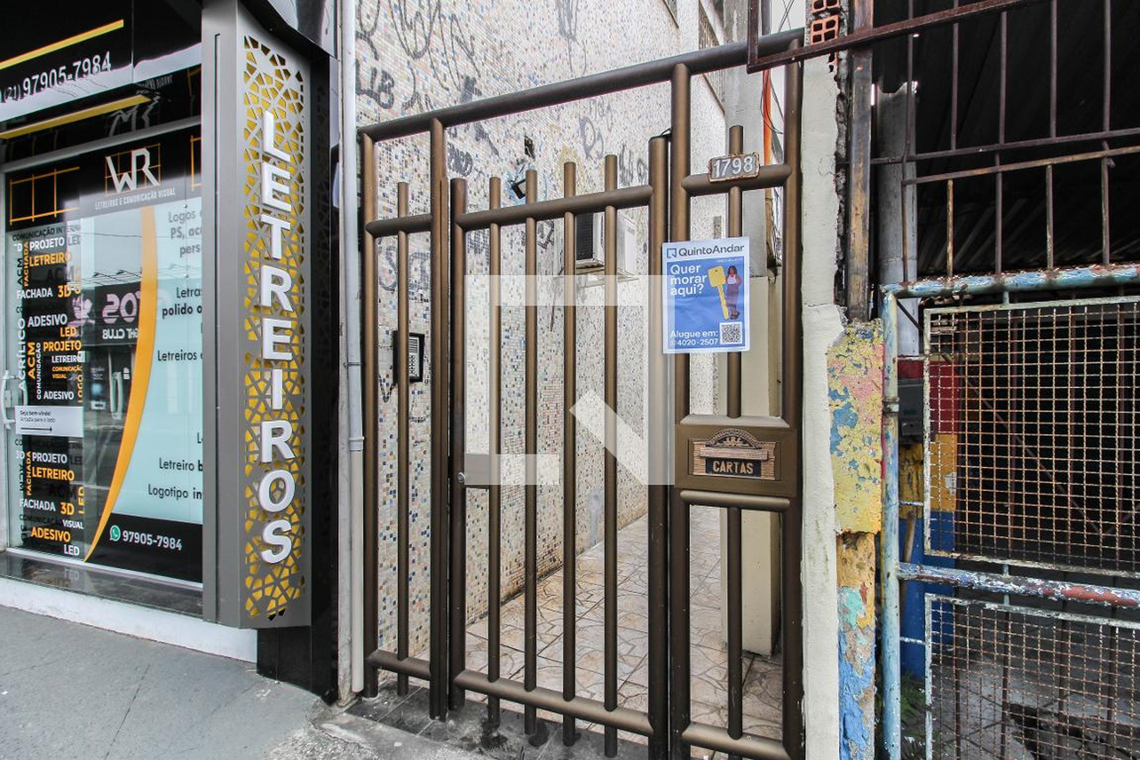 Fachada Condomínio em Avenida Getúlio Vargas, 1798