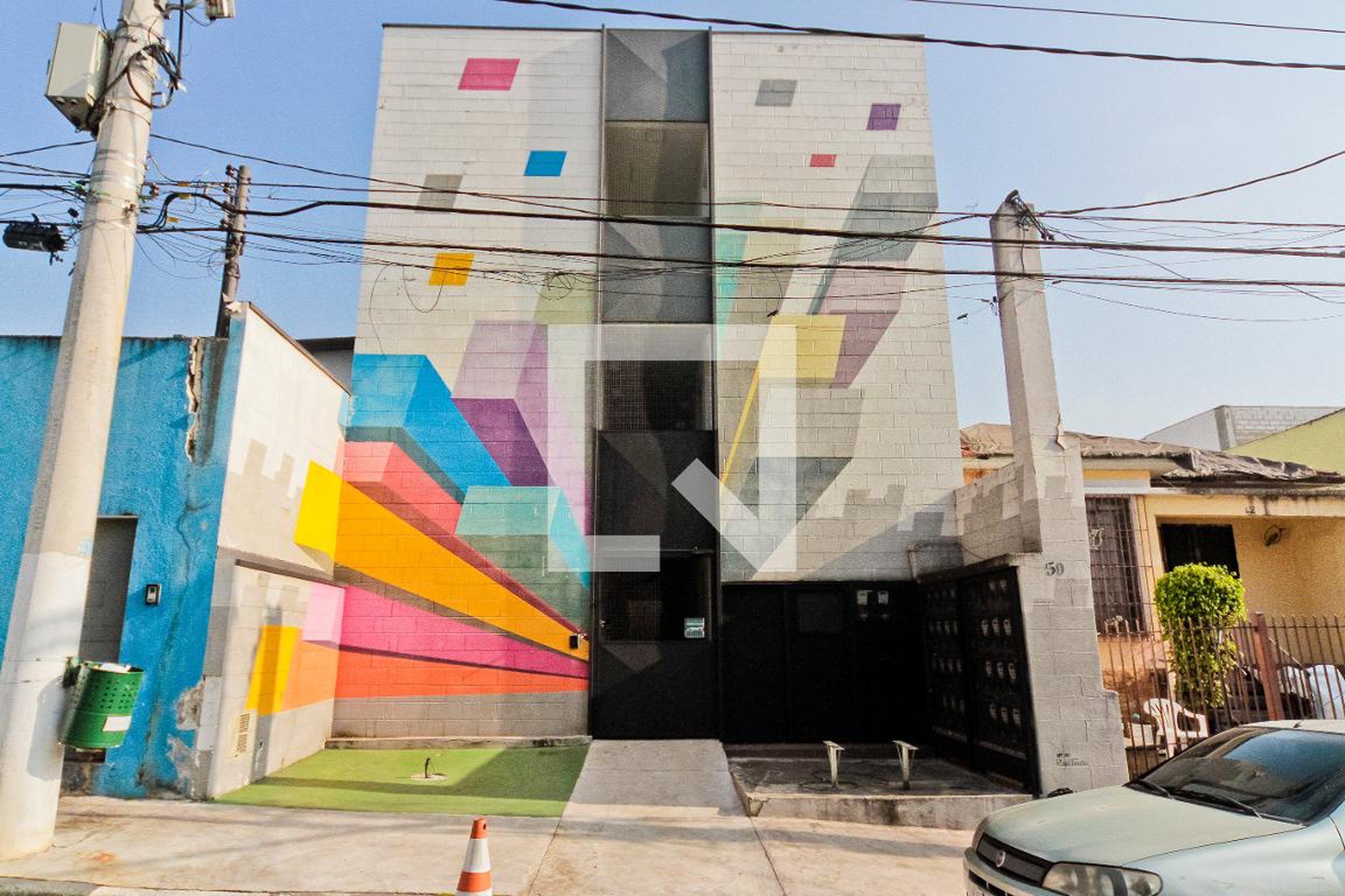 Fachada Condomínio em Rua Agrestina, 50