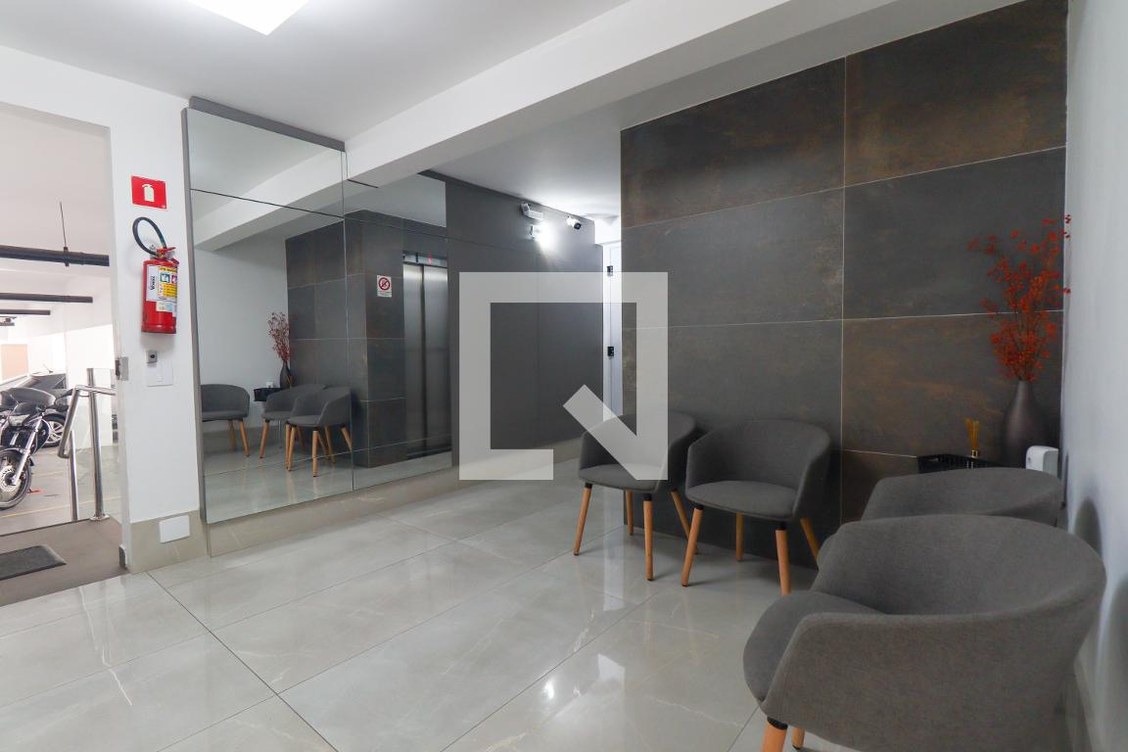Hall de entrada - Residencial FJD Ouro Branco