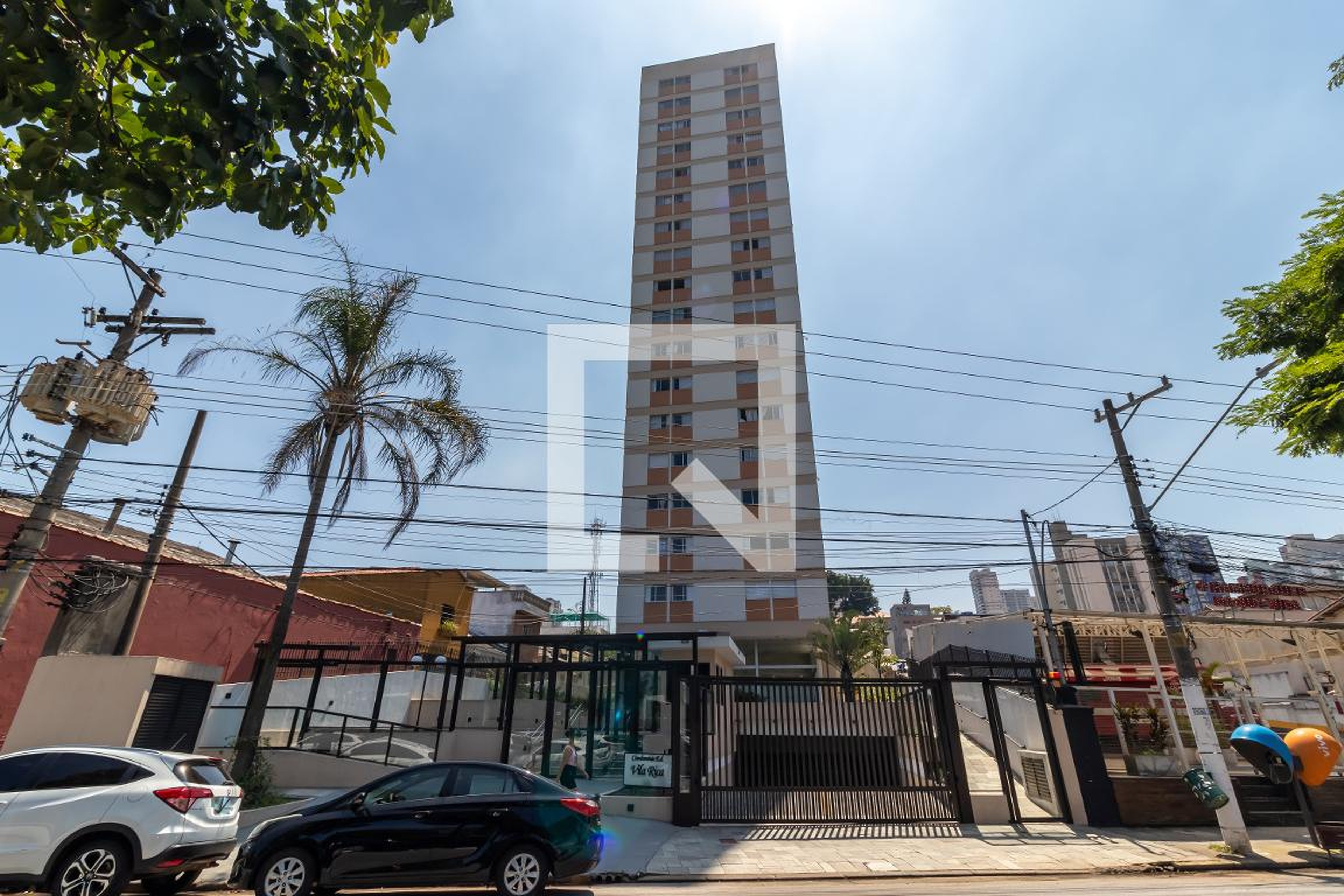 Fachada do Condomínio Condomínio Vila Rica