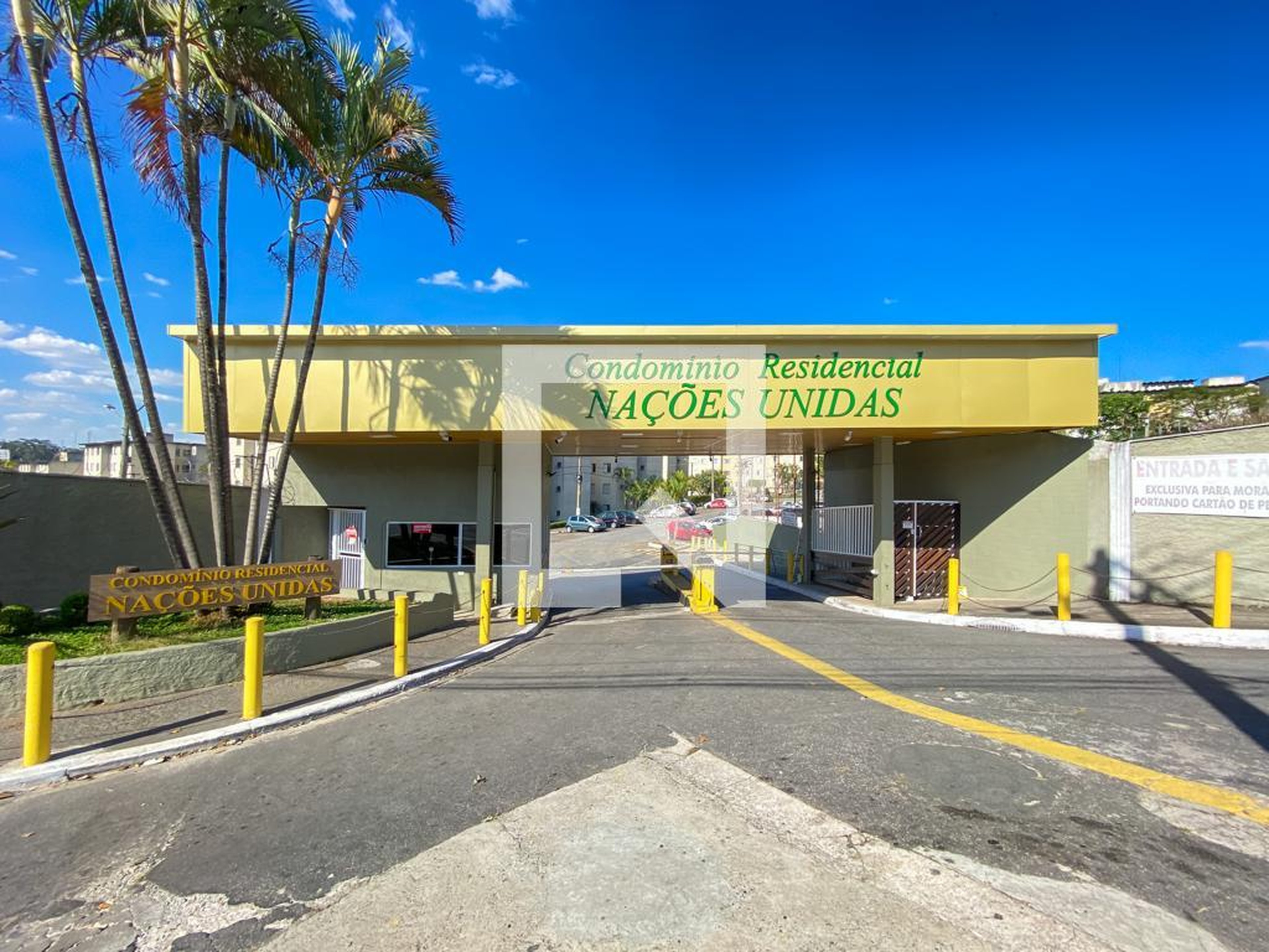 Fachada do Condomínio Residencial Nações Unidas