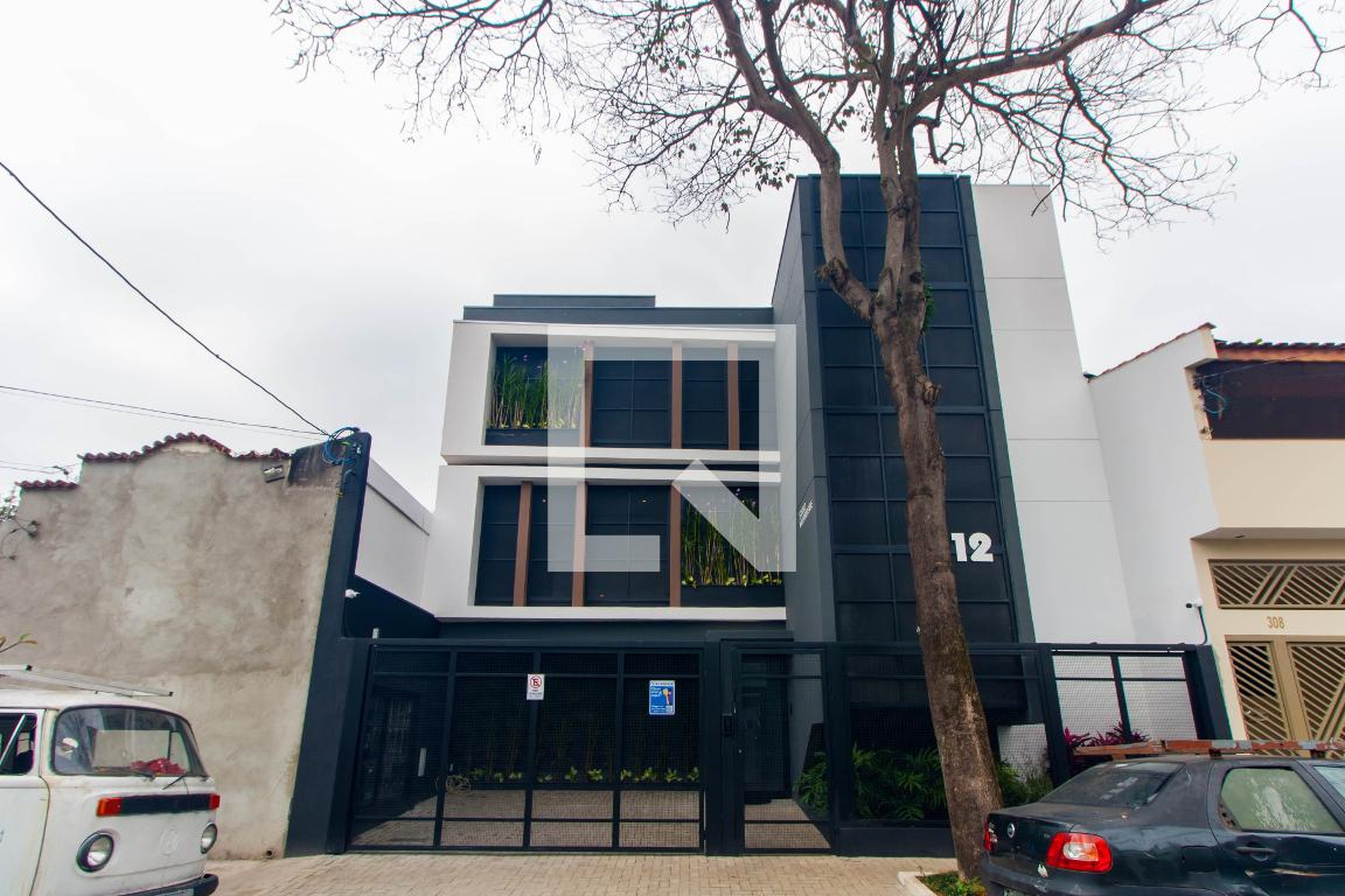 Fachada Condomínio em Rua Paraibuna, 15