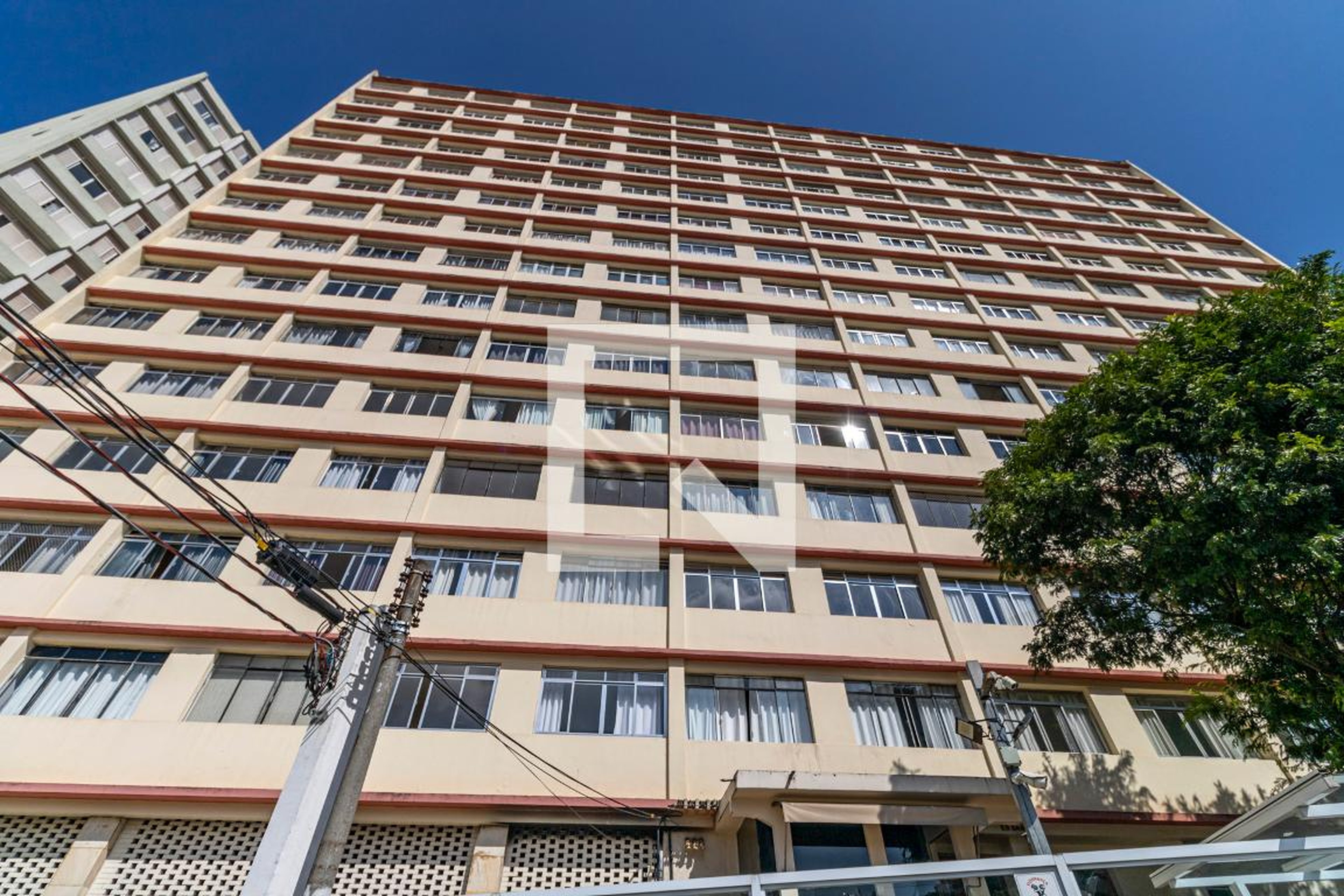 Fachada do Condomínio Edifício Danubio