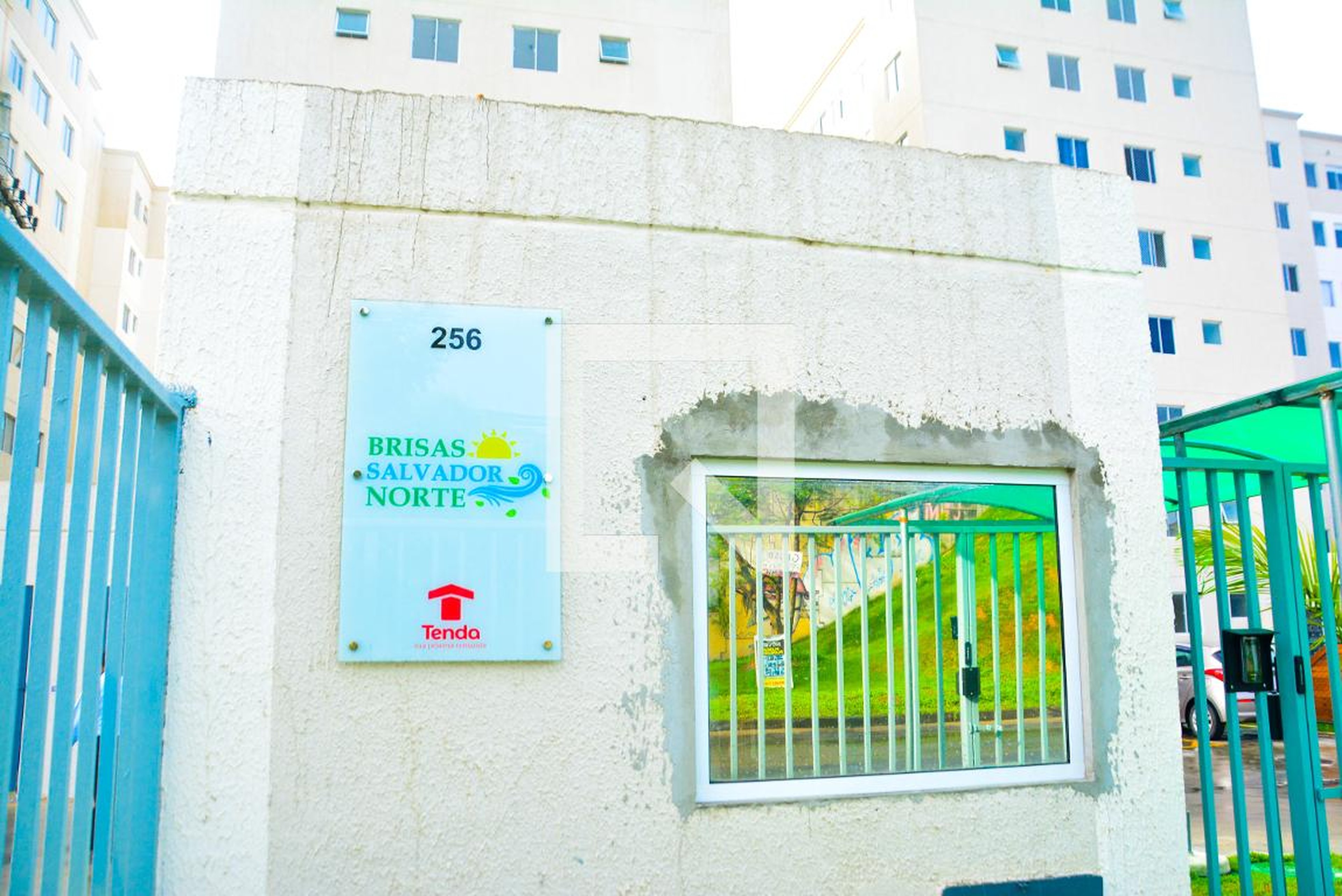 Fachada do condomínio Residencial Brisas Salvador Norte