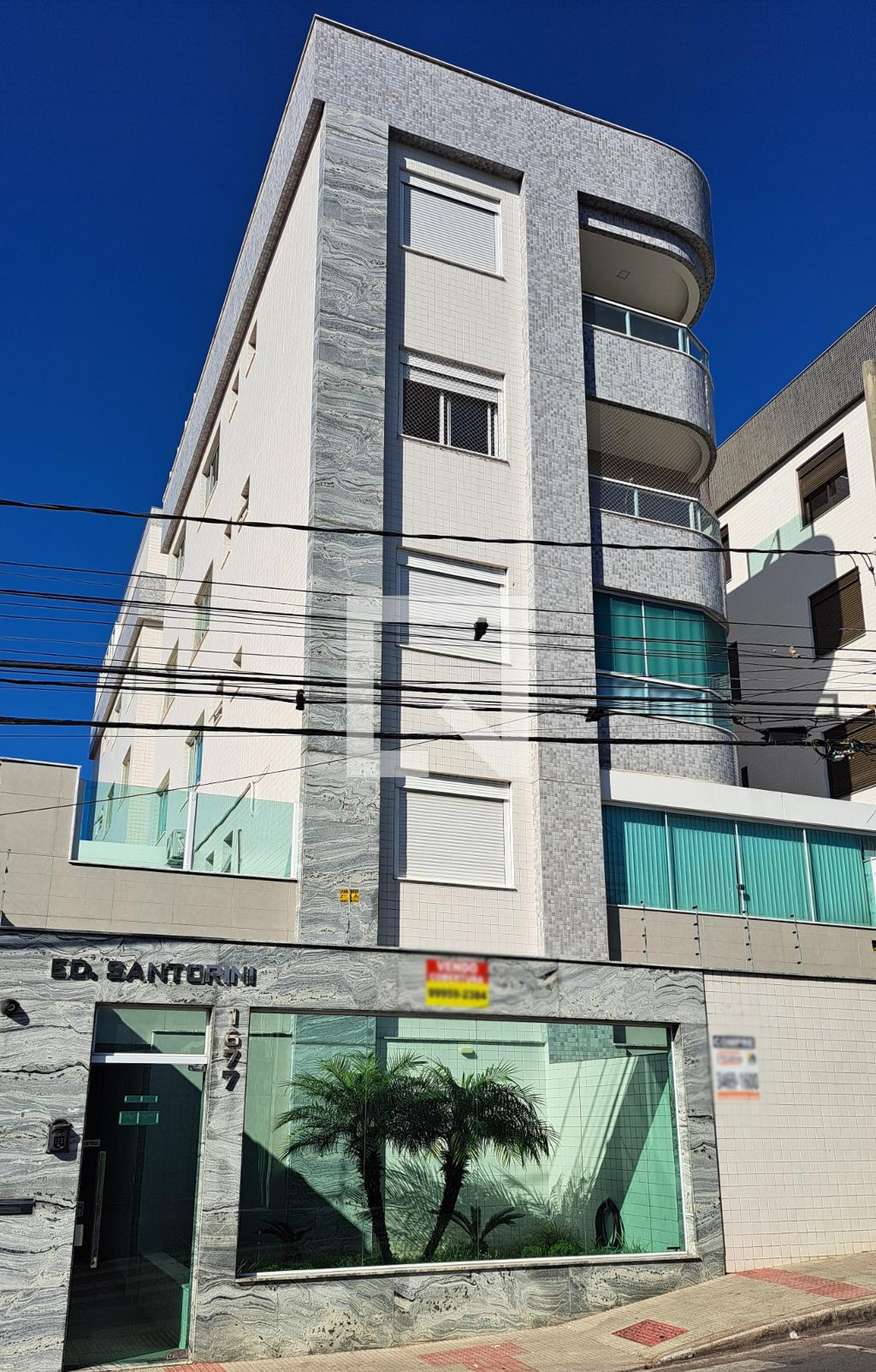 Fachada do Prédio Edifício Santorini