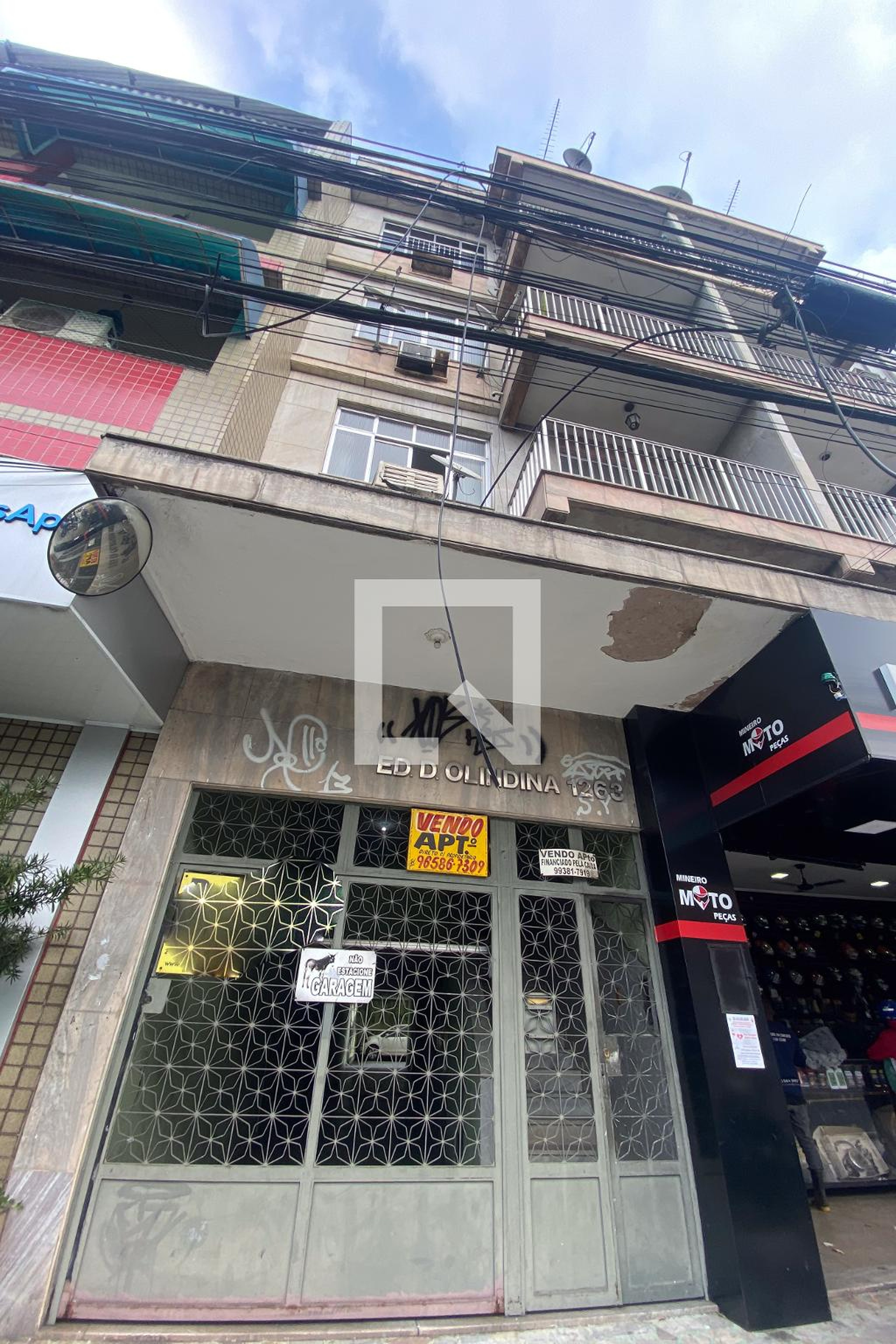 Fachada Condomínio em Avenida Nilo Peçanha, 1263