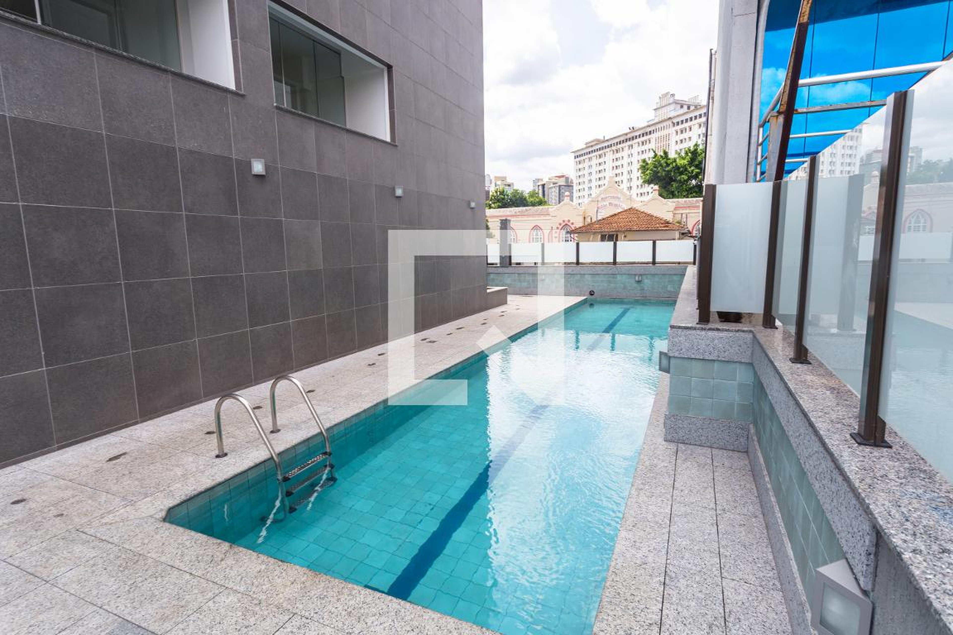 Área da Piscina - Edifício Riviera