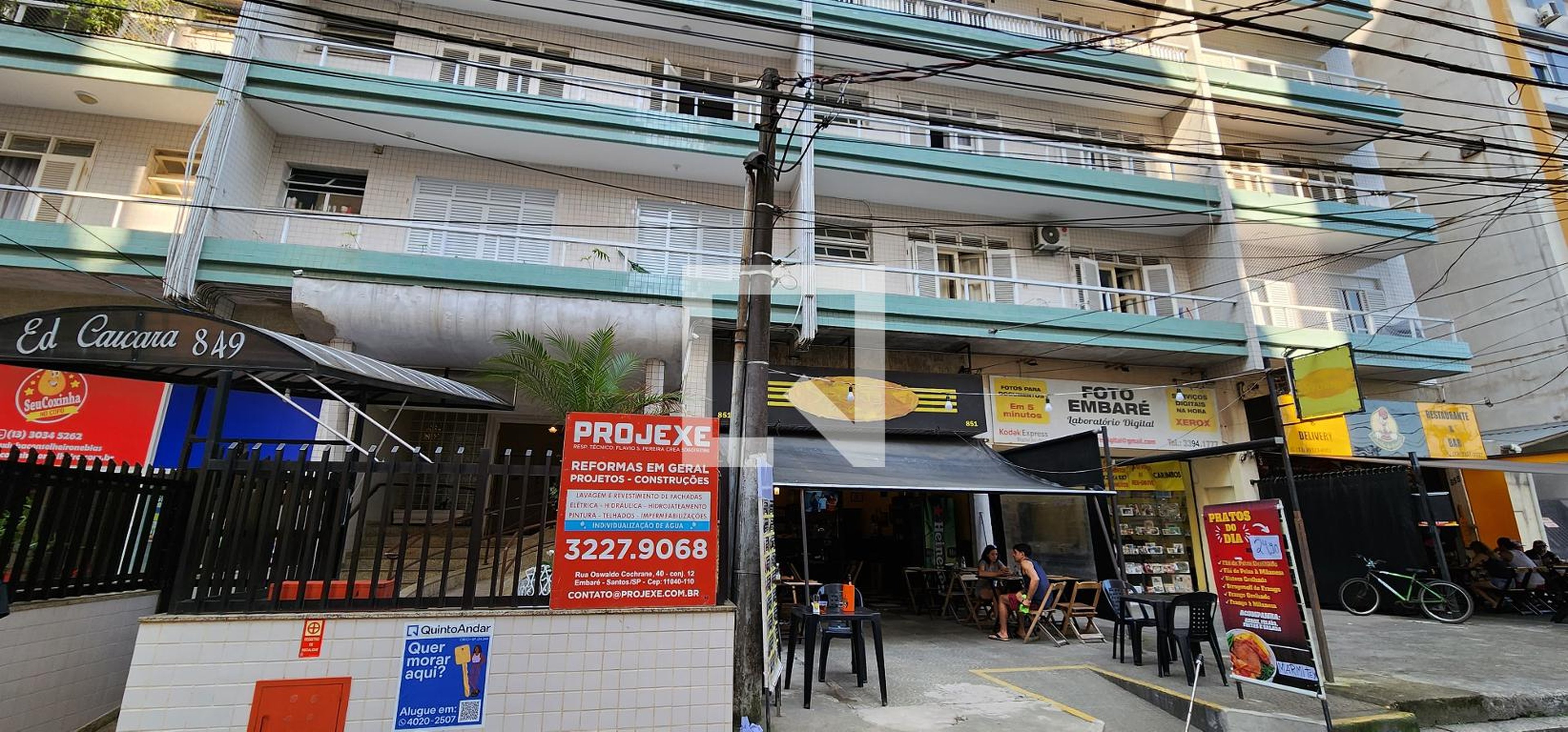 Fachada do Prédio Edifício Caiçara