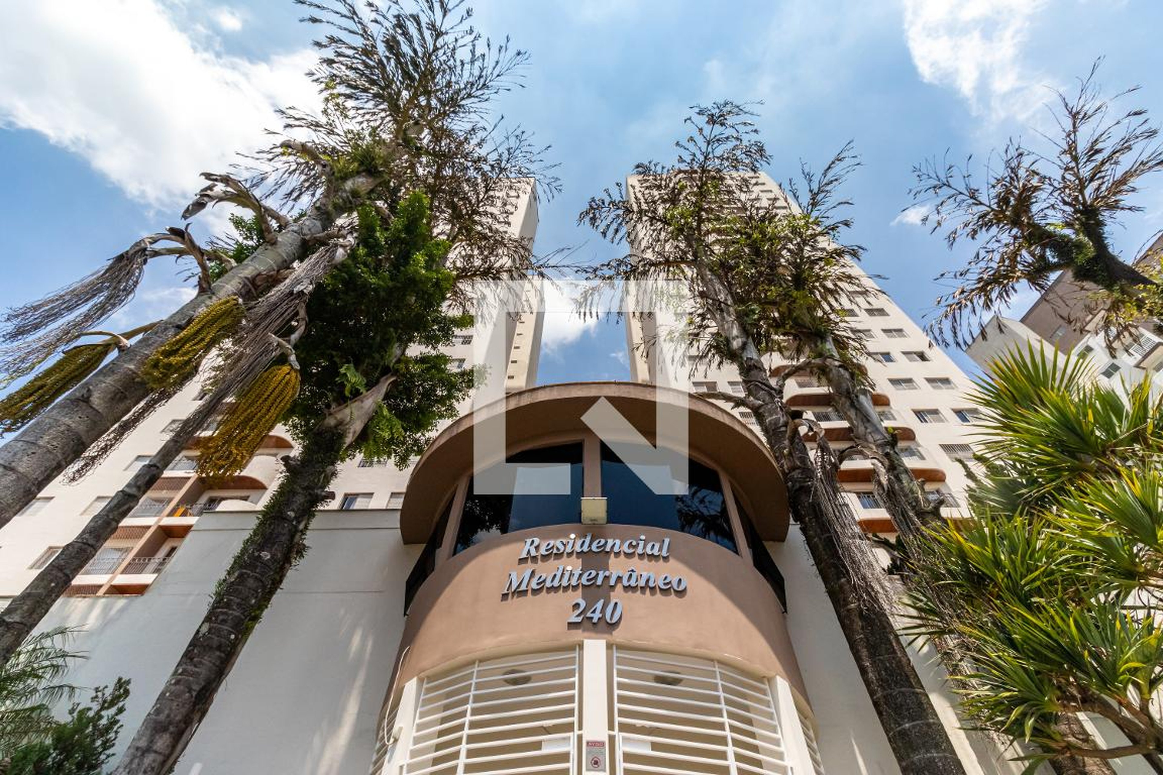 Fachada do Condomínio Residencial Mediterrâneo