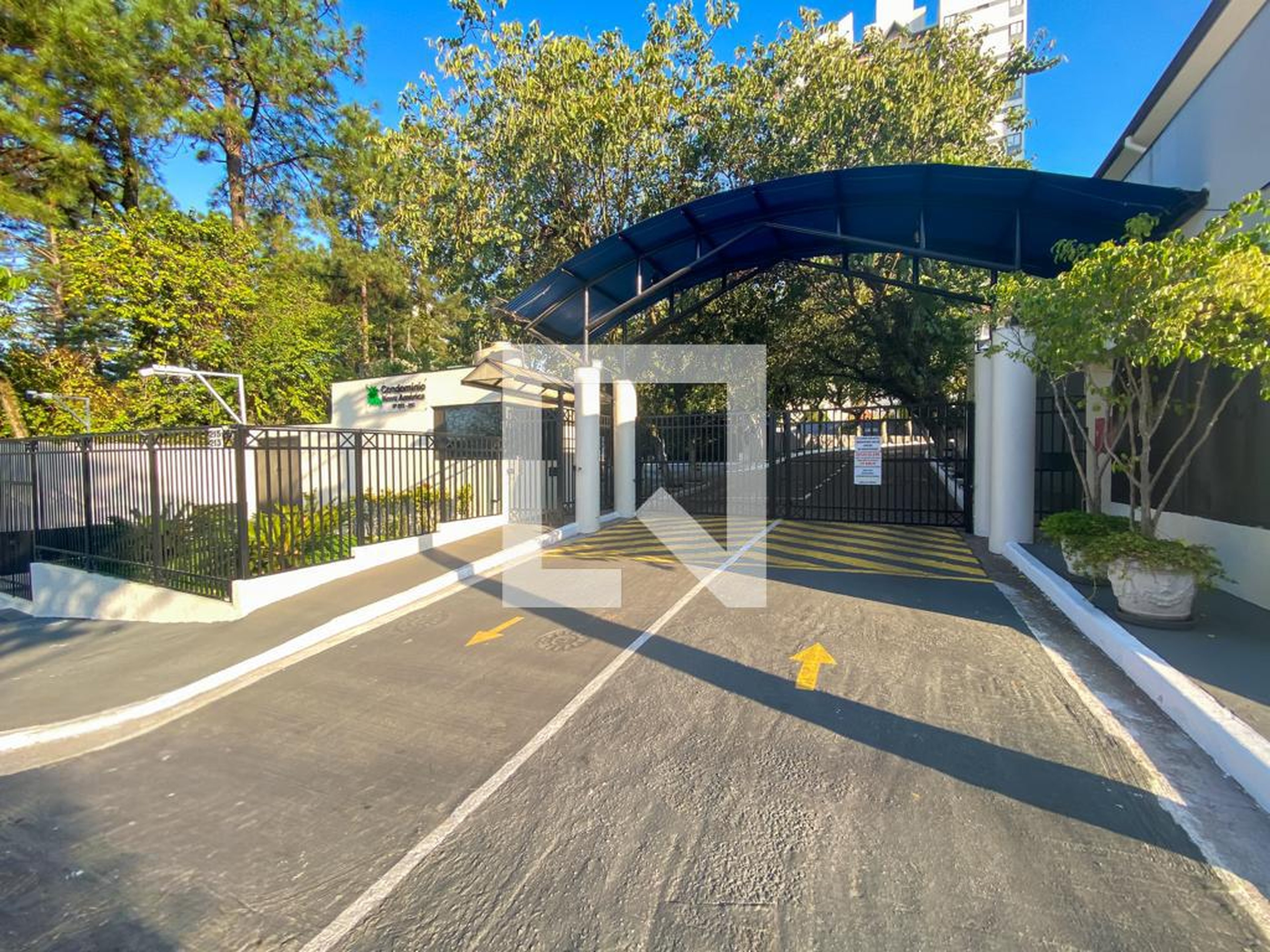 Fachada do Condomínio Condomínio Nova America