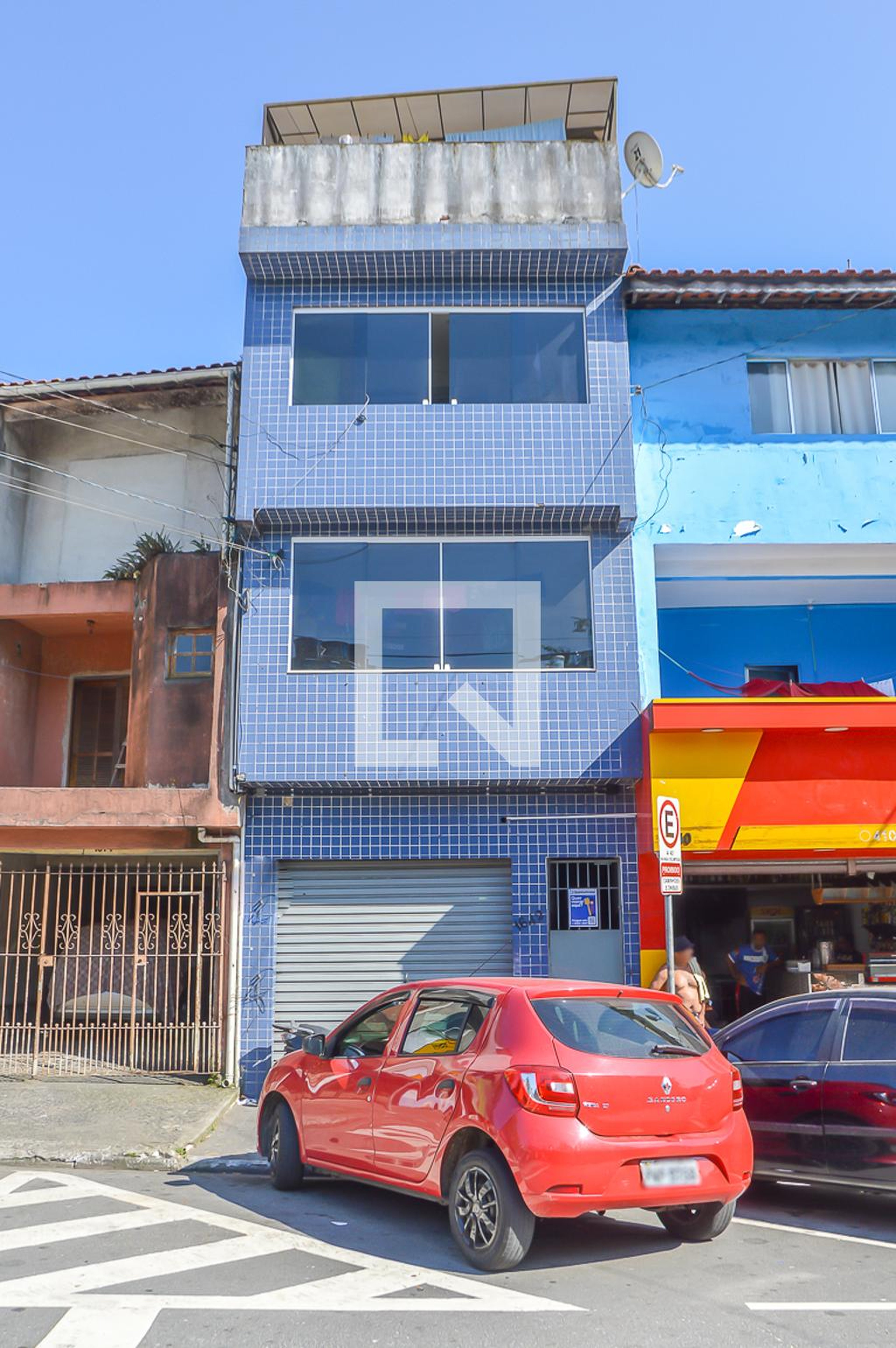 Fachada Condomínio em Avenida Nicola Demarchi, 1642