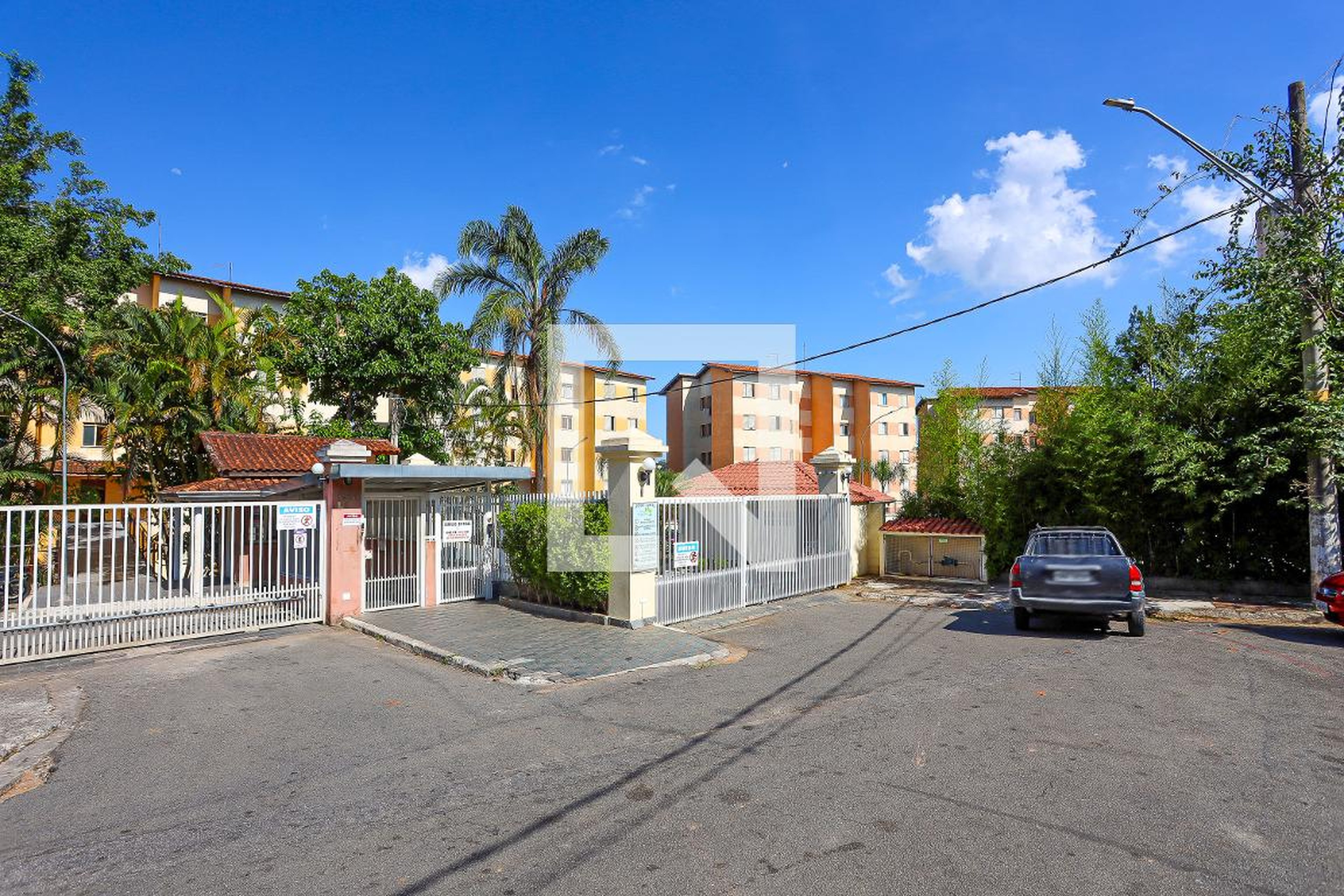 Fachada do condomínio Condomínio Recanto Verde