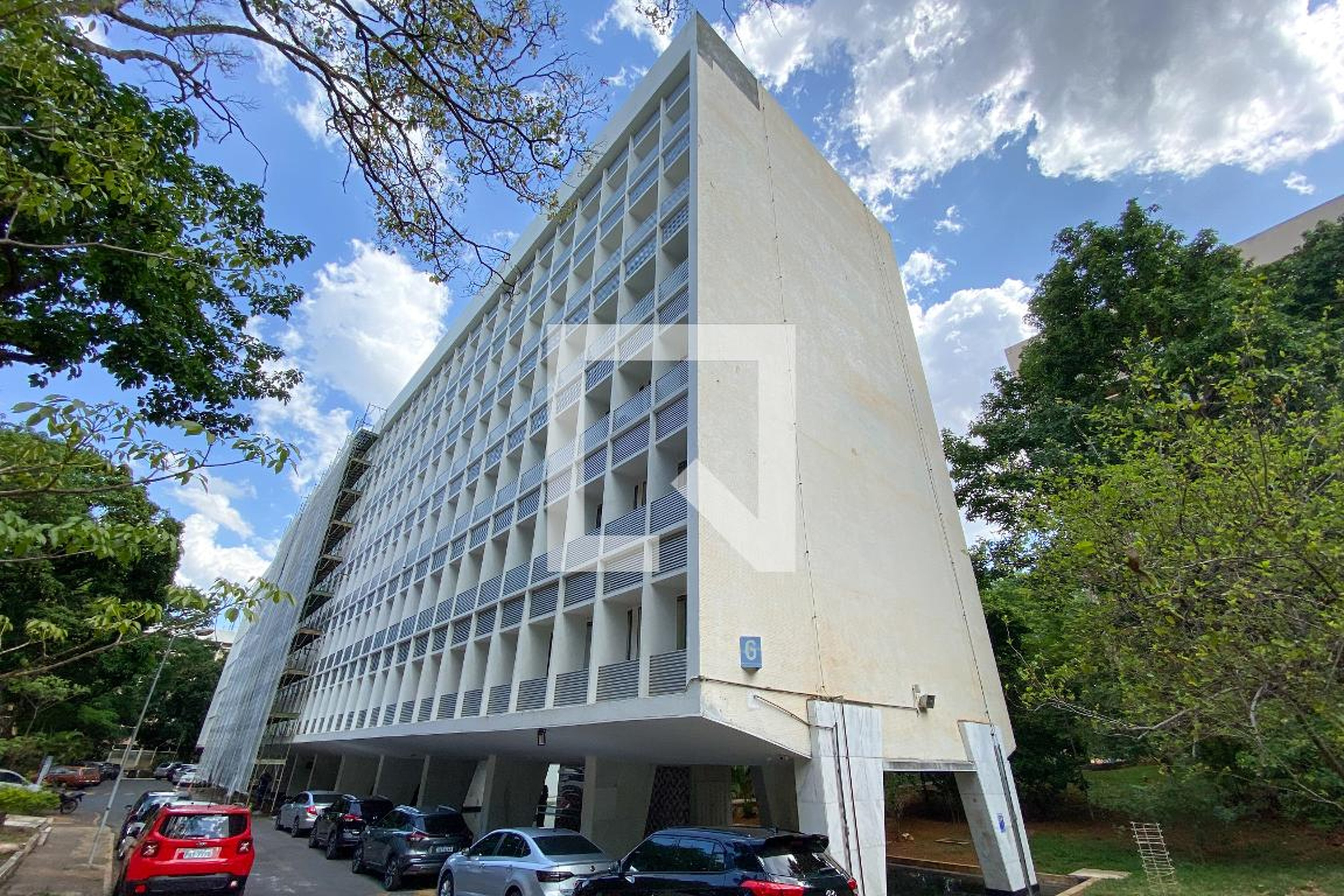 Fachada Condomínio em SHCS SQS 108 BL G, s/n
