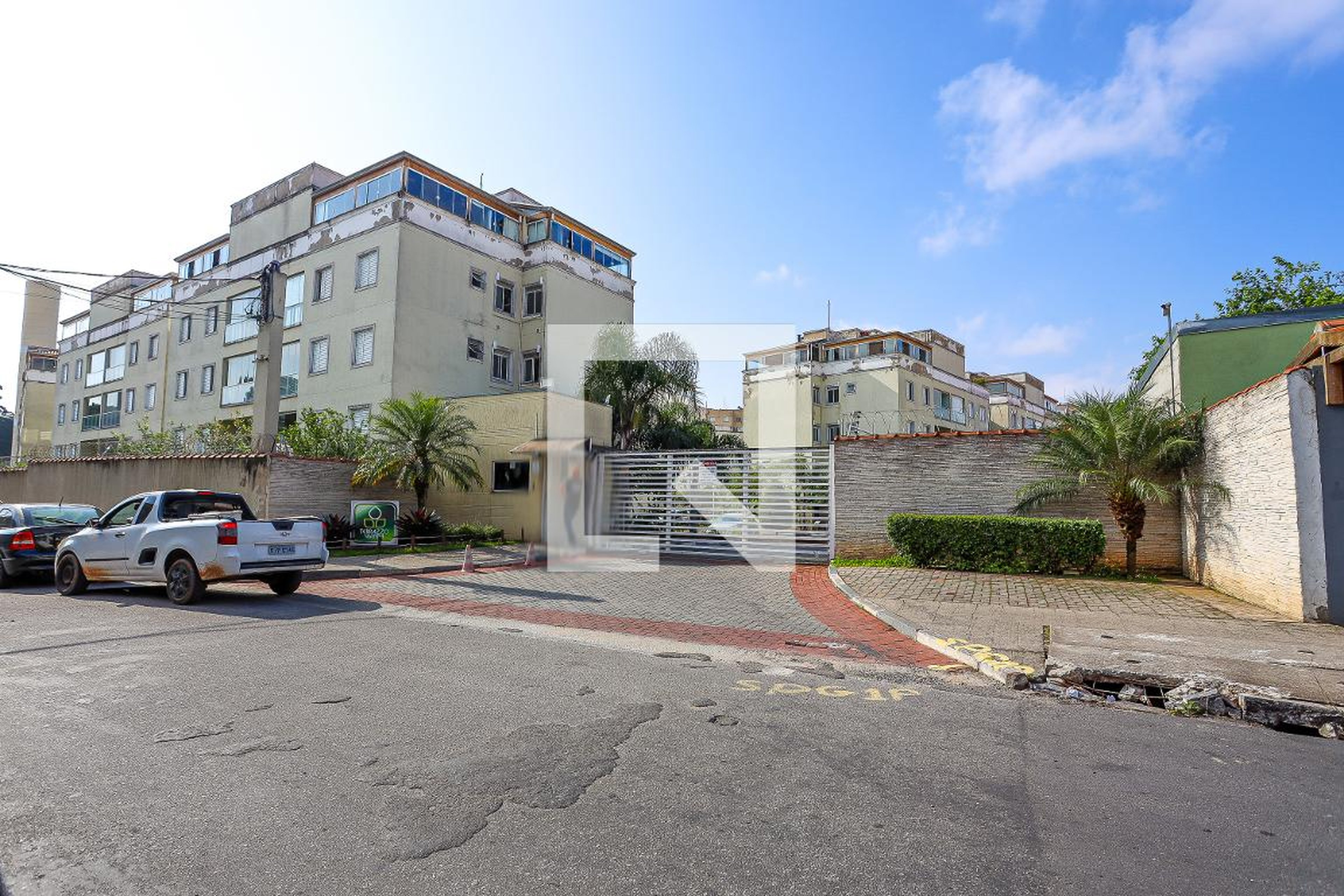 Fachada do condomínio Condomínio Terrazzo Vianna