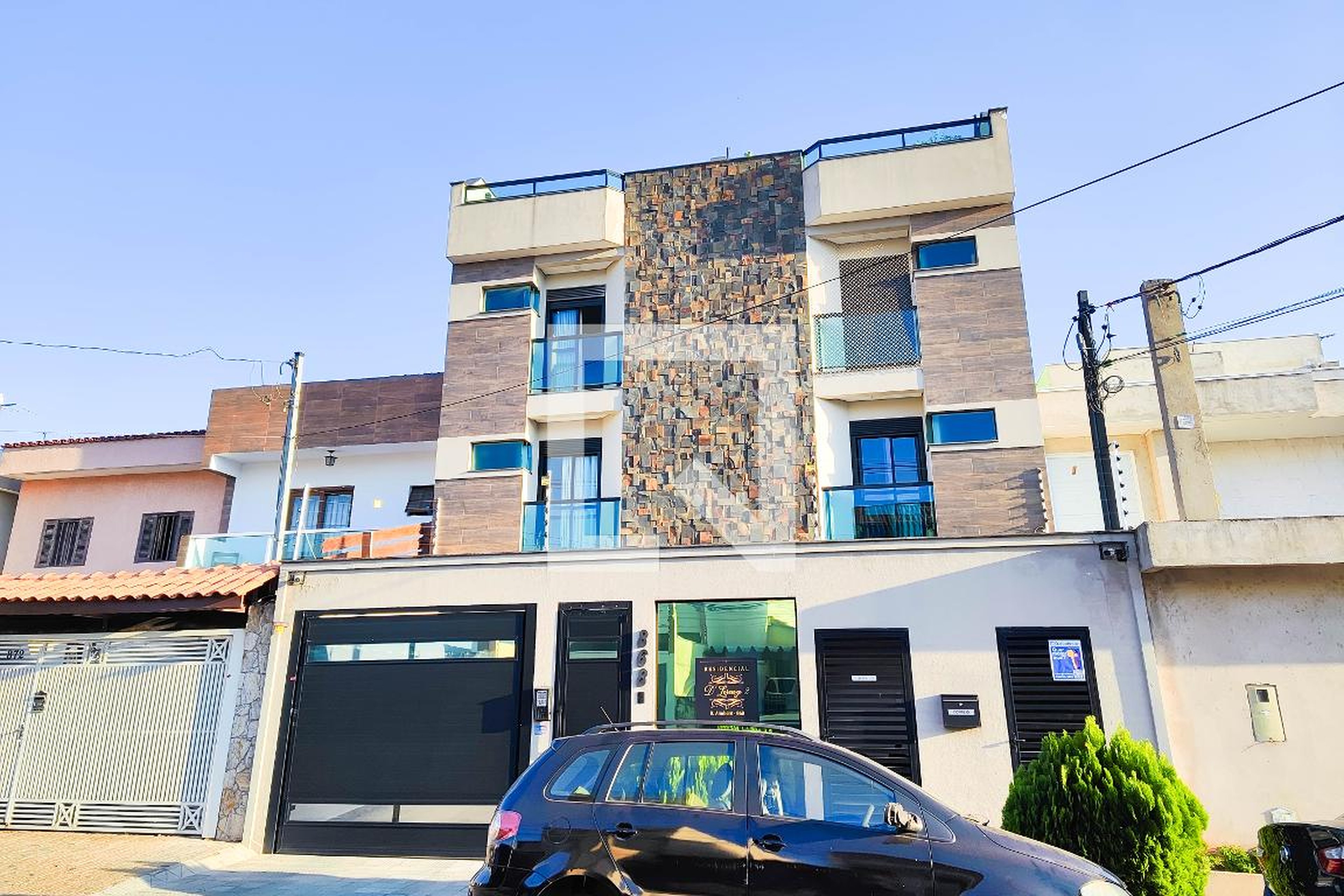 Fachada Condomínio Bloco Gama