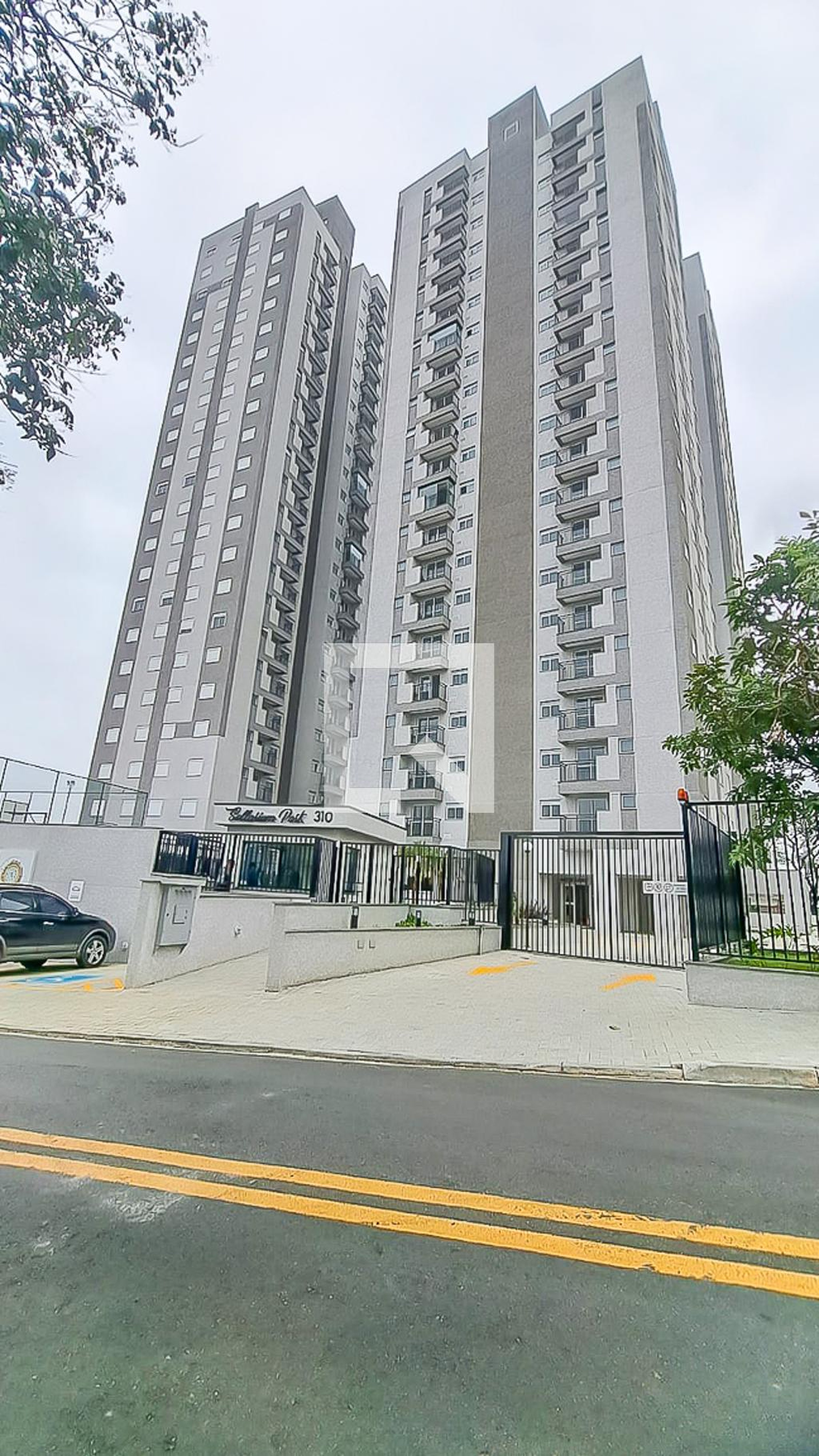 Fachada do Condomínio Condomínio Sollarium Park SBC