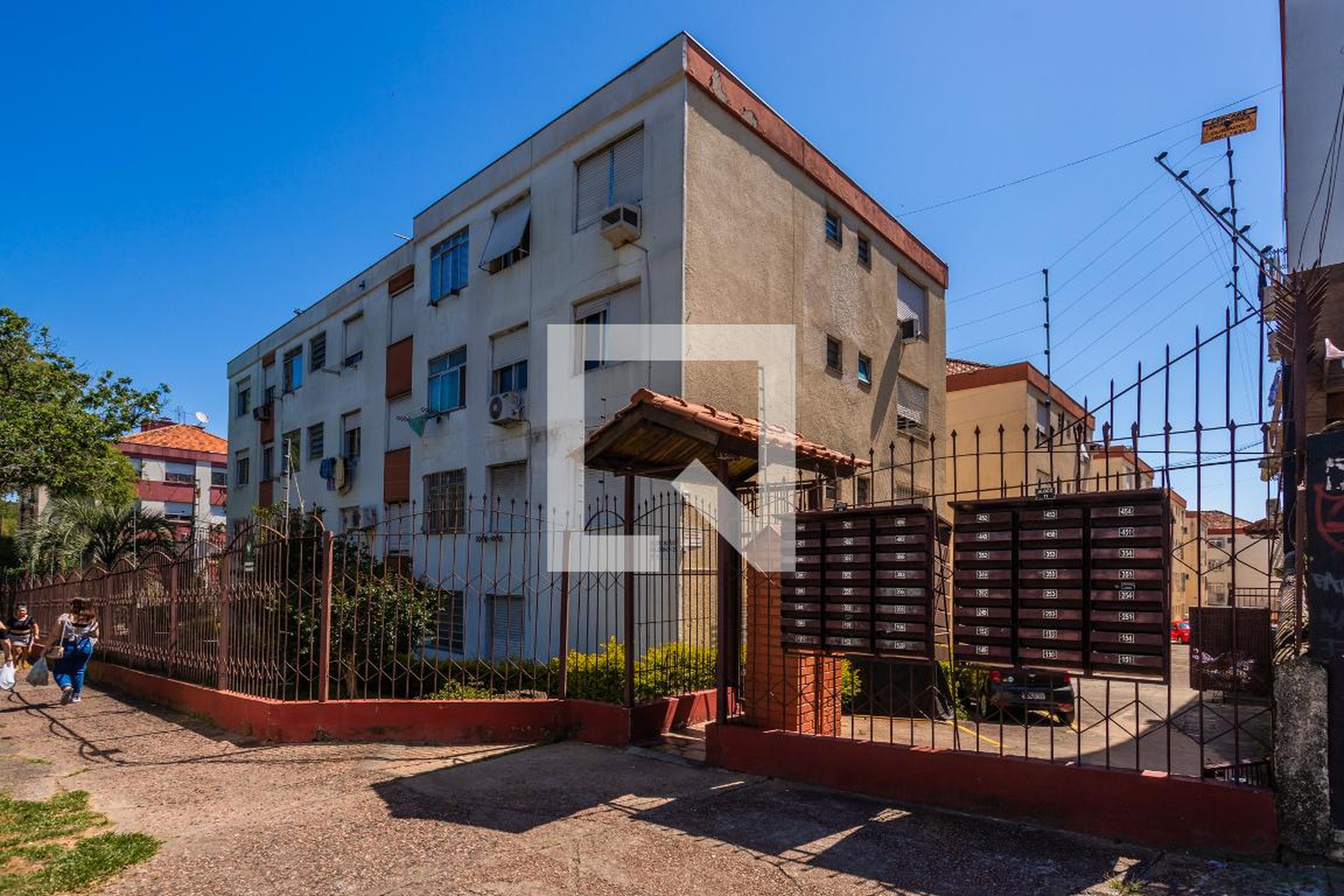 Fachada Condomínio em Rua Sargento Silvio Delmar Hollenbach, 11