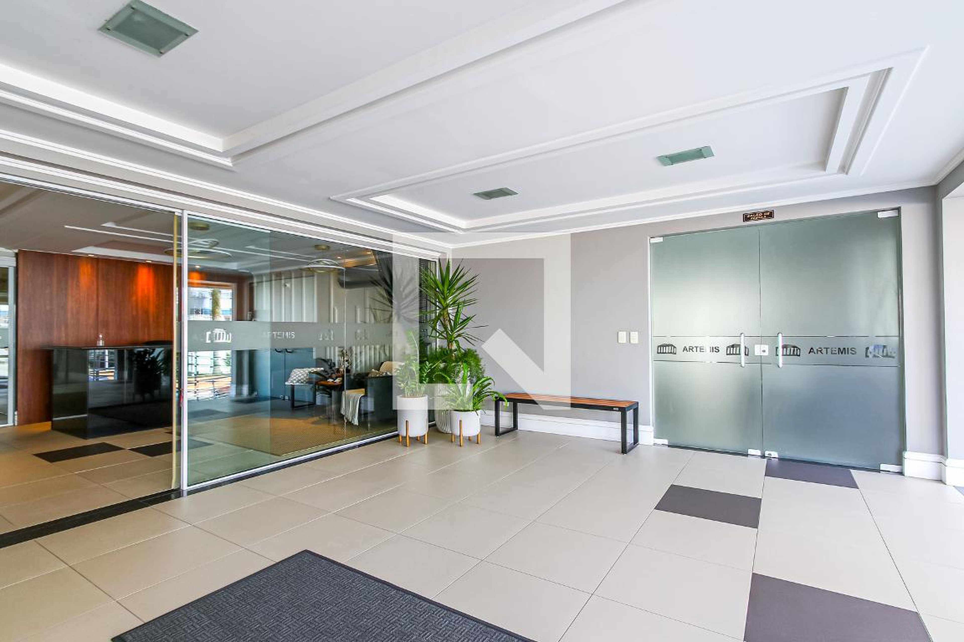 Hall de entrada - Residencial Arthemis