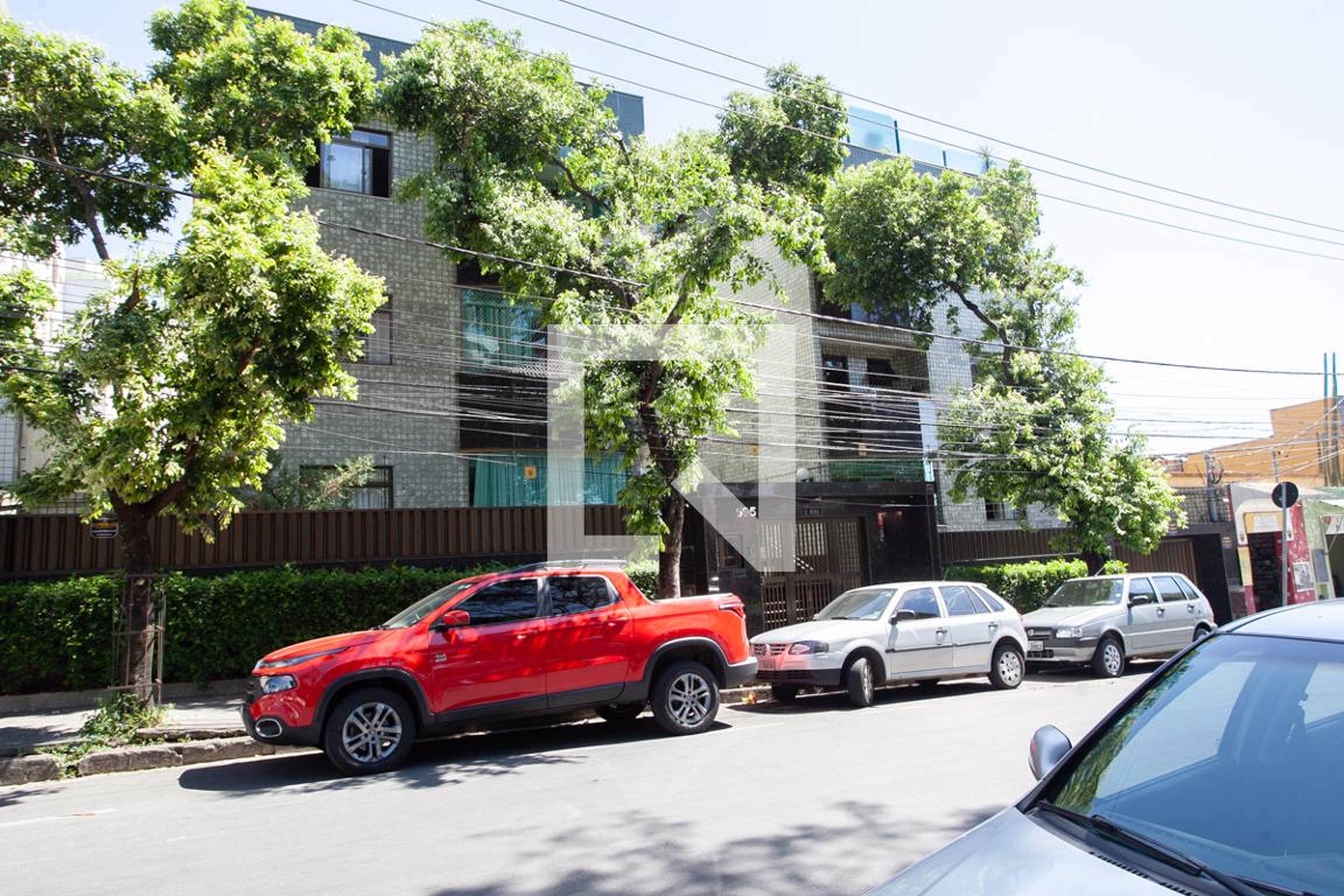 Fachada Condomínio em Rua Frei Manoel da Cruz, 595