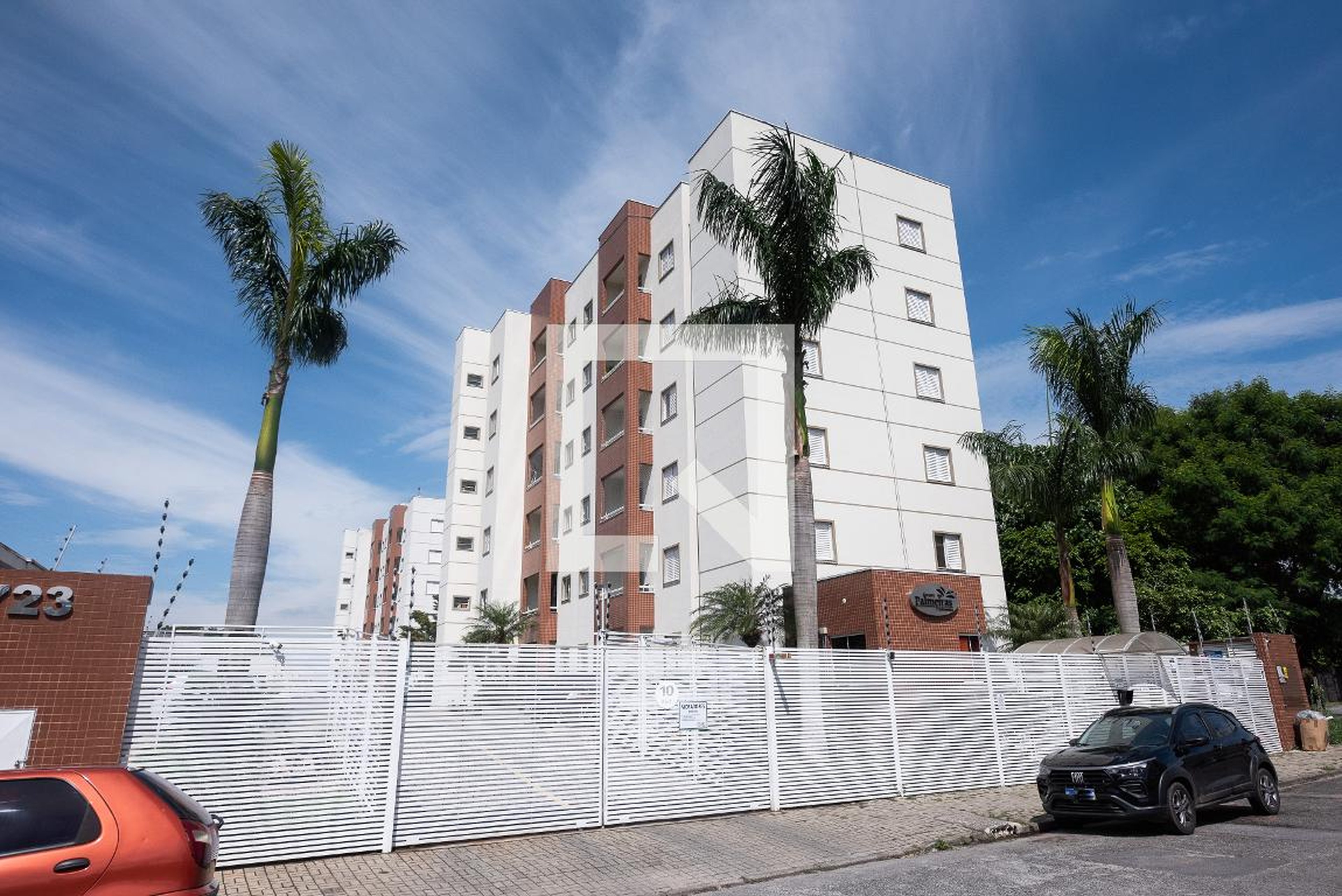 Fachada do Condomínio Condomínio Recanto das Palmeiras