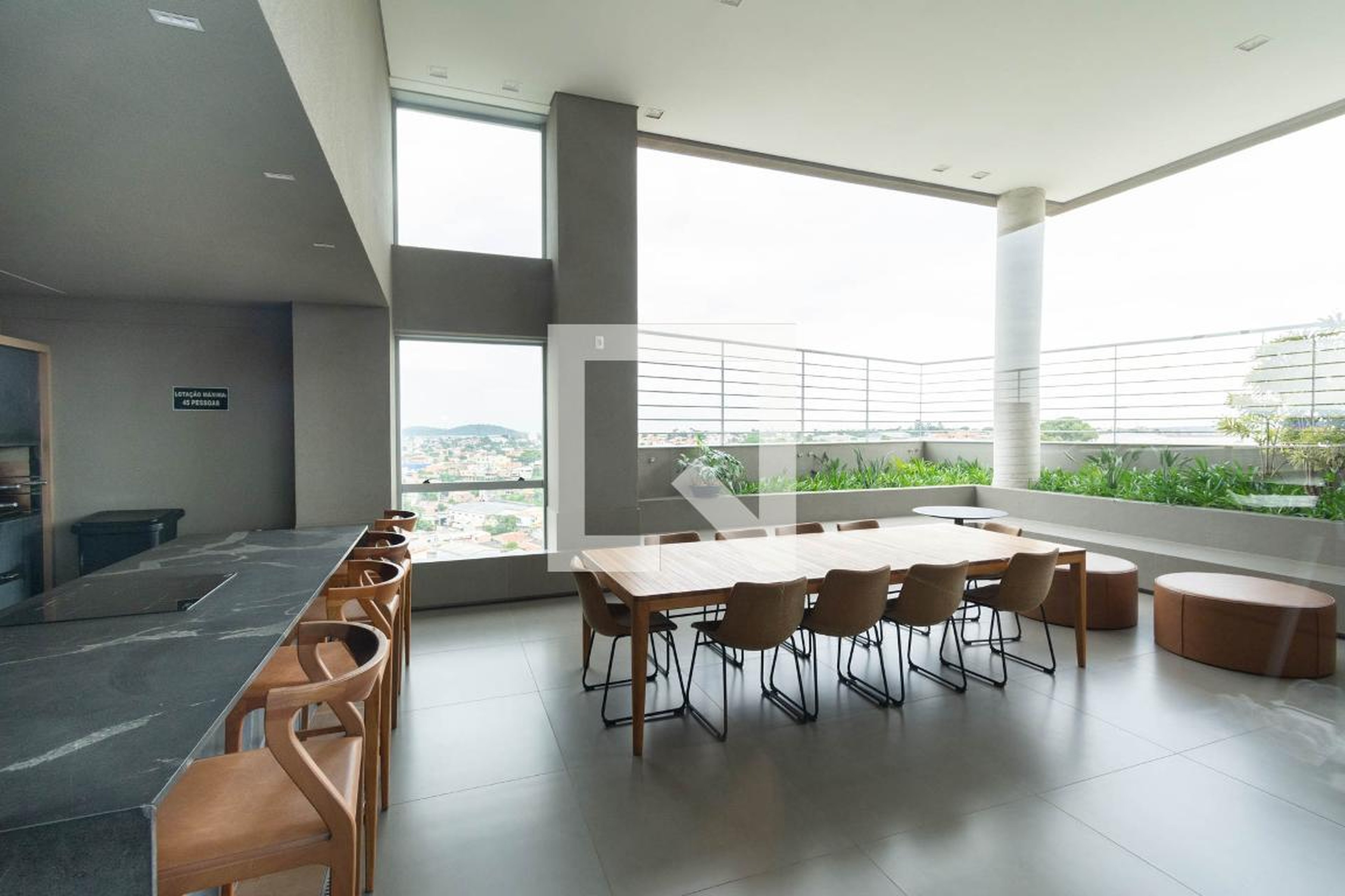 Espaço Gourmet - Edifício Contemporaneo