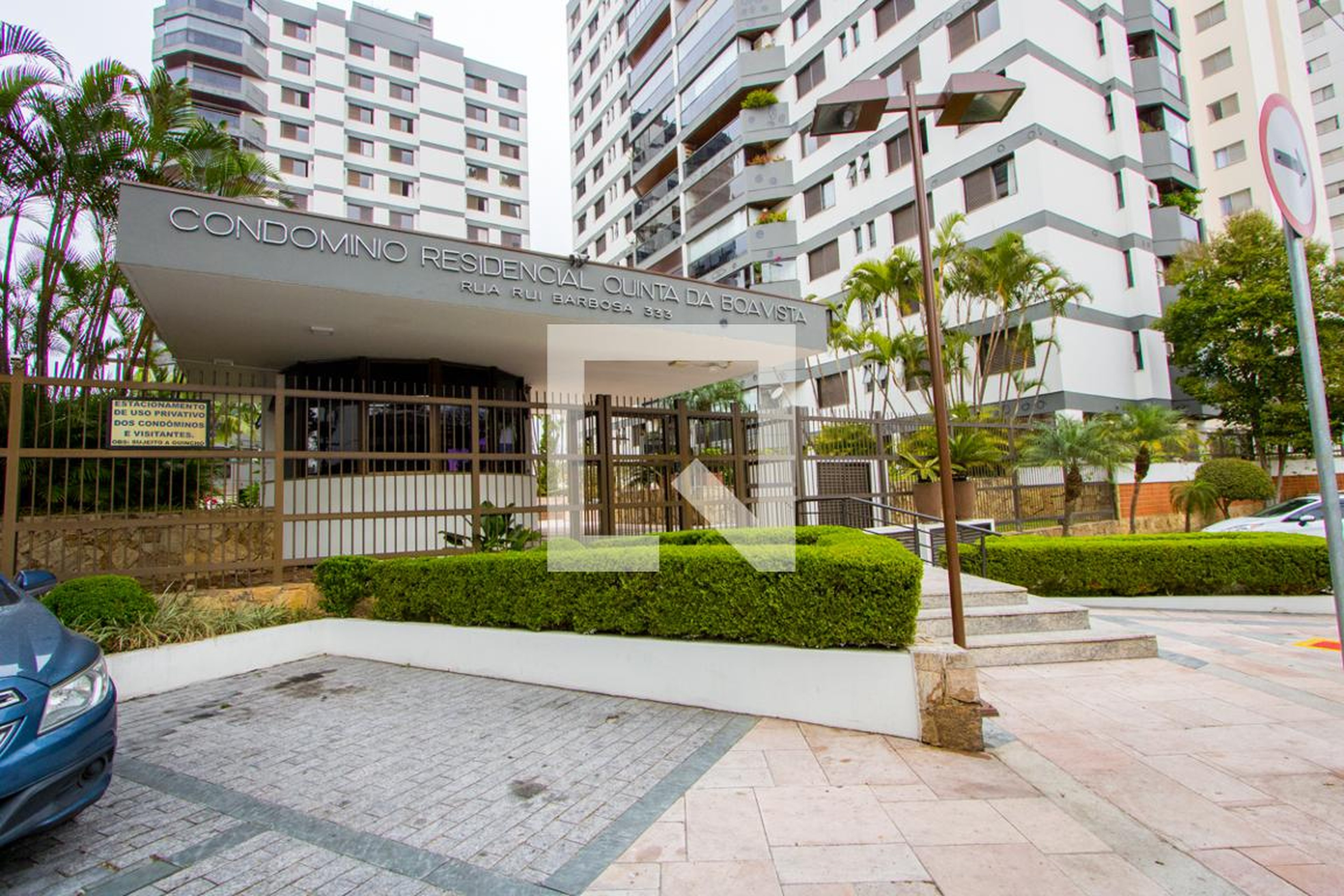 Fachada do condomínio Residencial Quinta Boa Vista