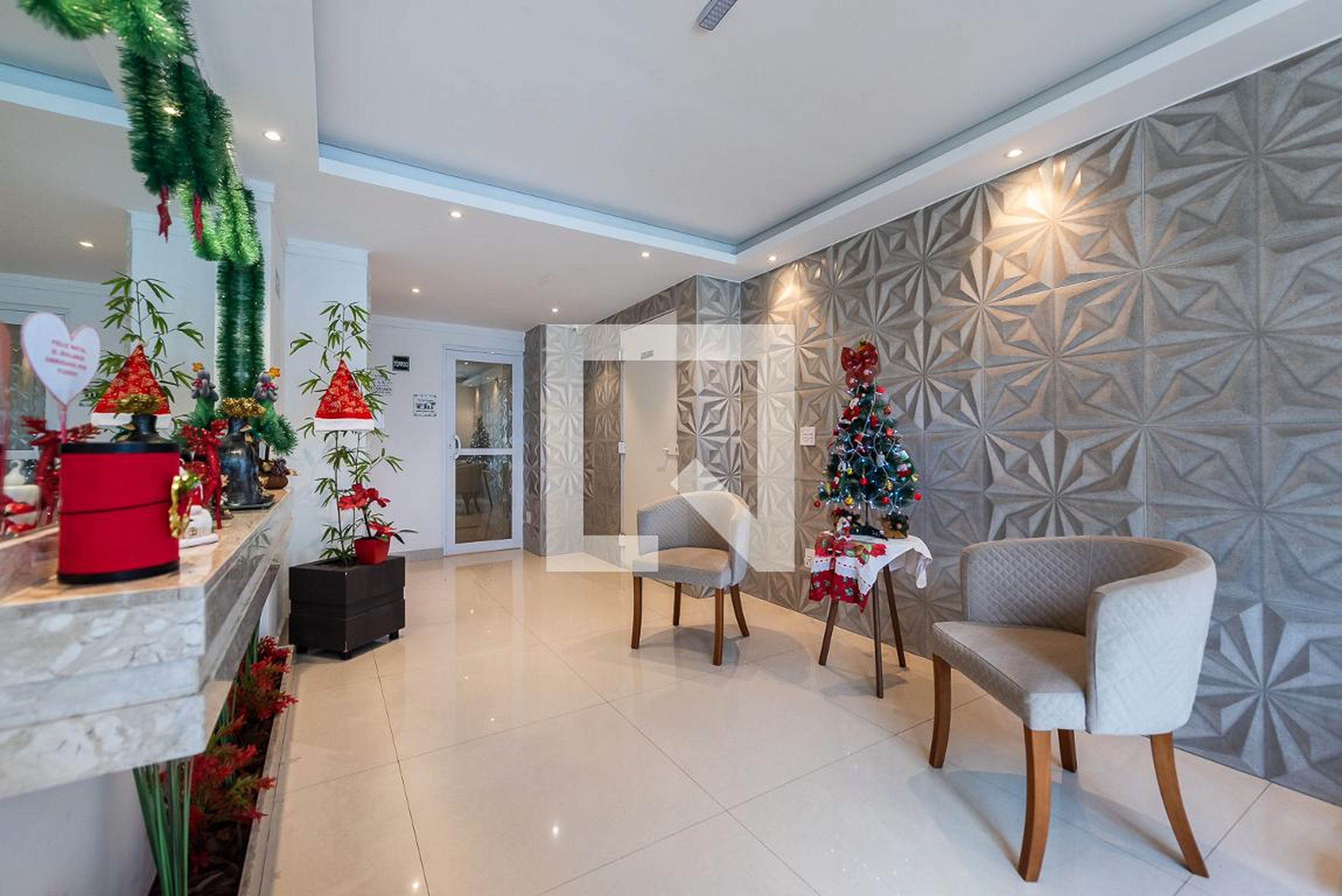 Hall de entrada - Residencial Maithê