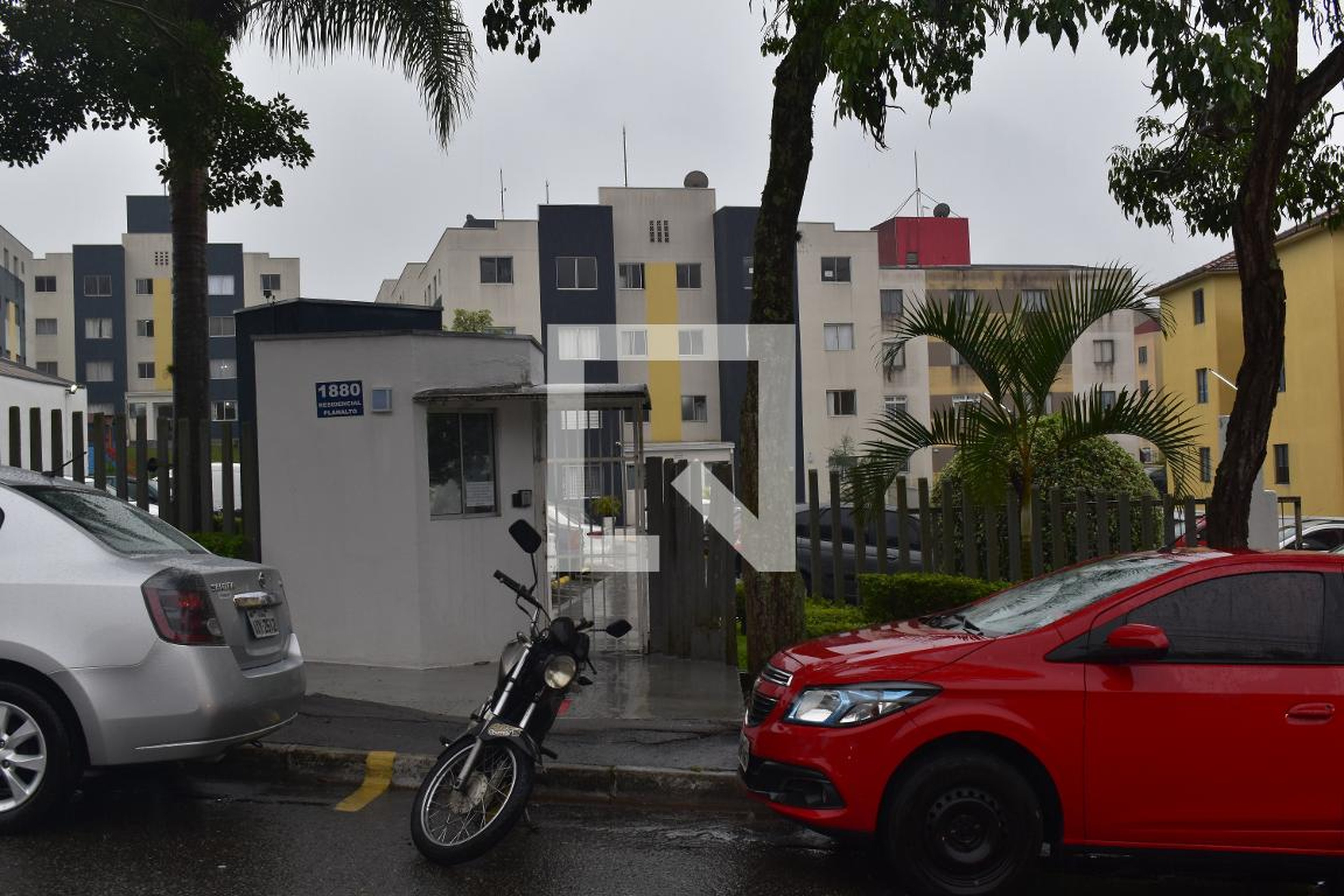 Fachada do condomínio Residencial Planalto