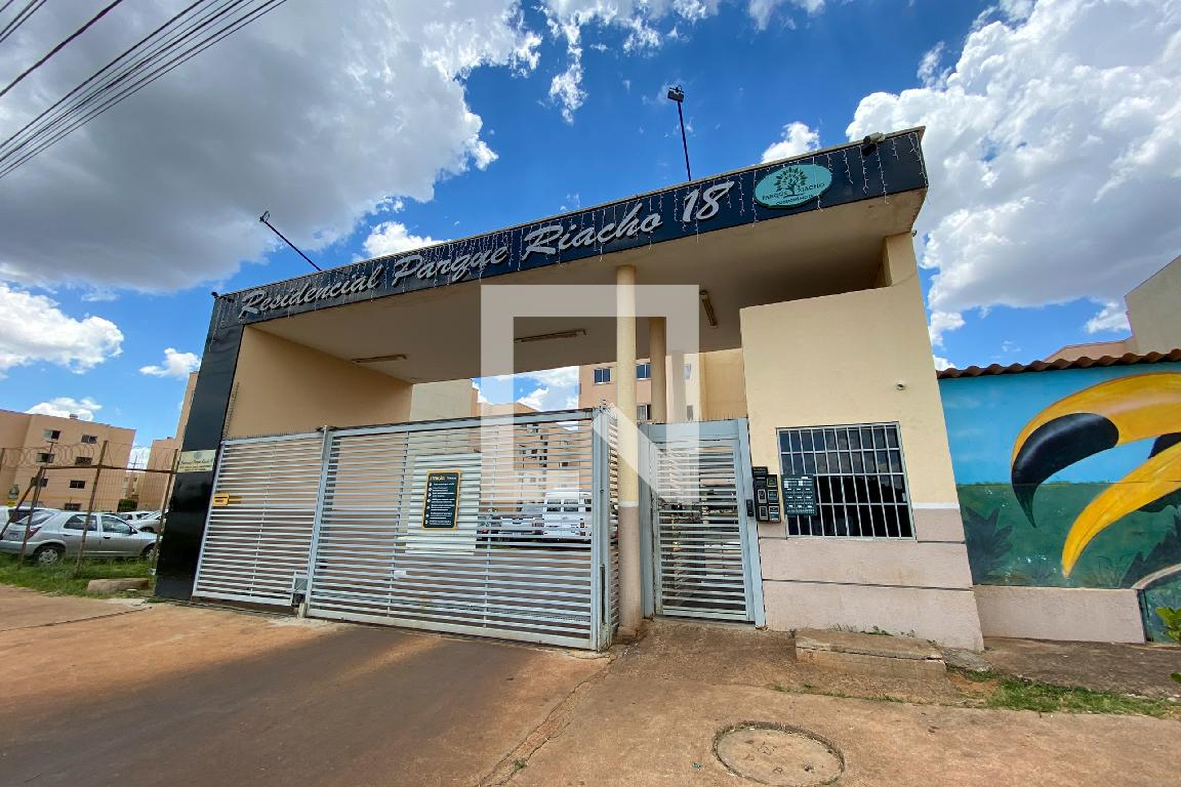 Fachada Condomínio em SHRF II RESIDENCIAL PARQUE DO RIACHO QC 5 CJ 5 LT 6, s/n