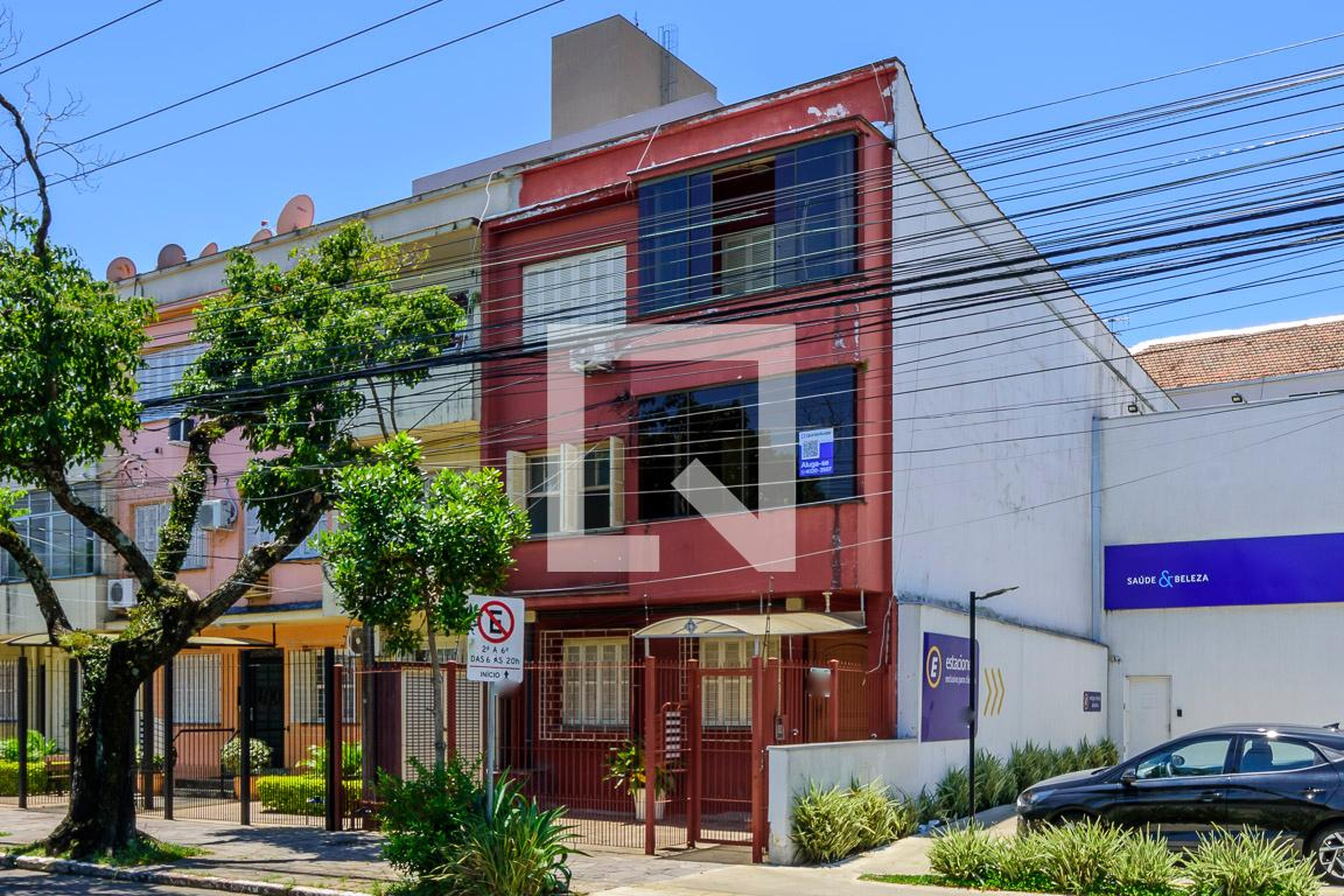 Fachada Condomínio em Avenida Praia de Belas, 1710