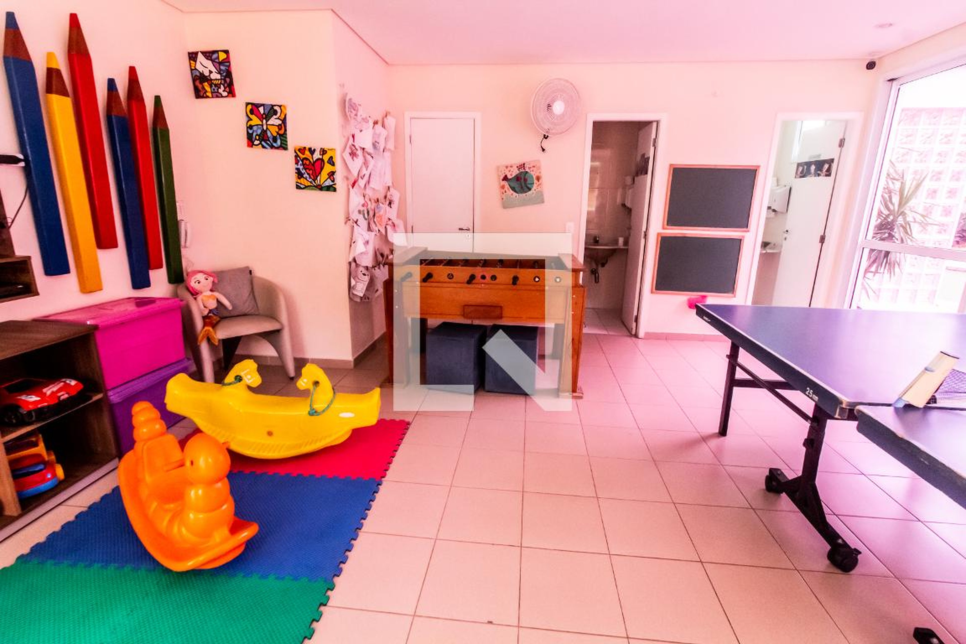 Sala de Jogos - Edifício Ideatto