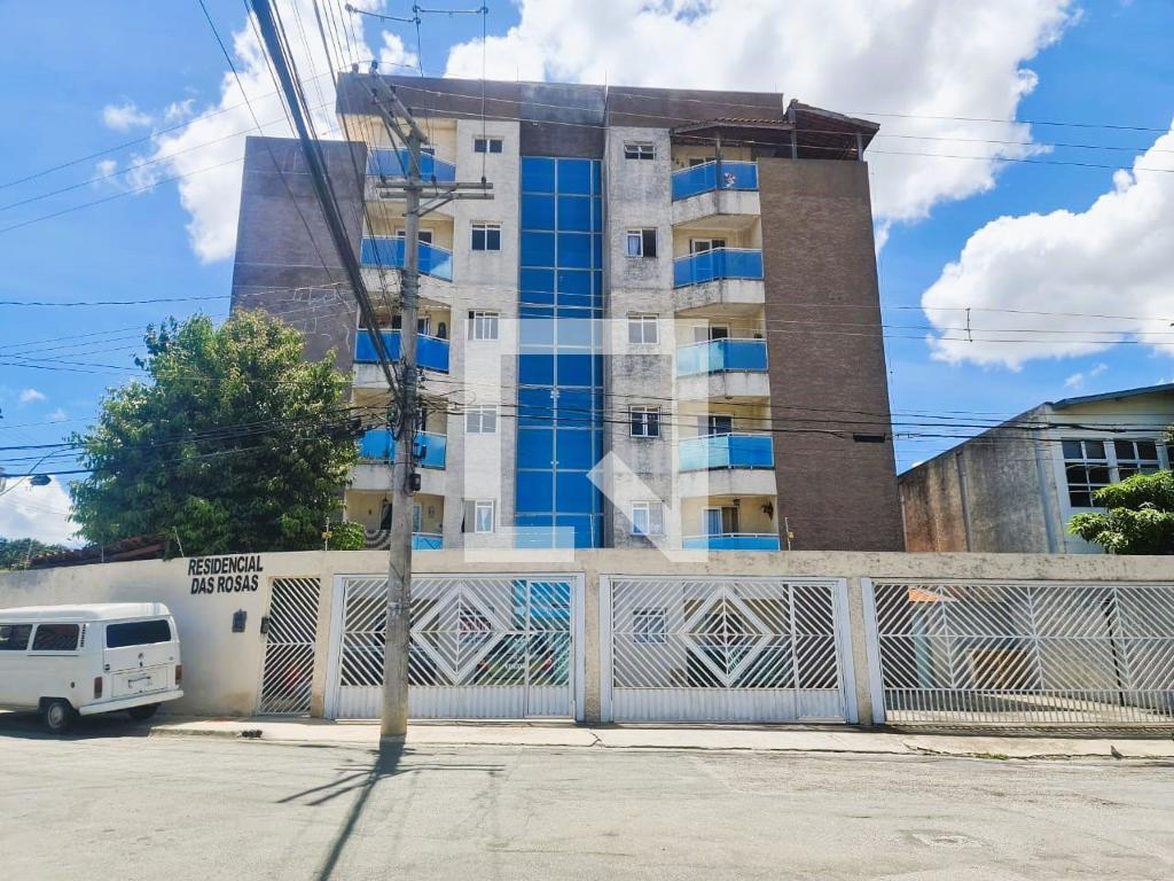 Fachada do Prédio Residencial das Rosas
