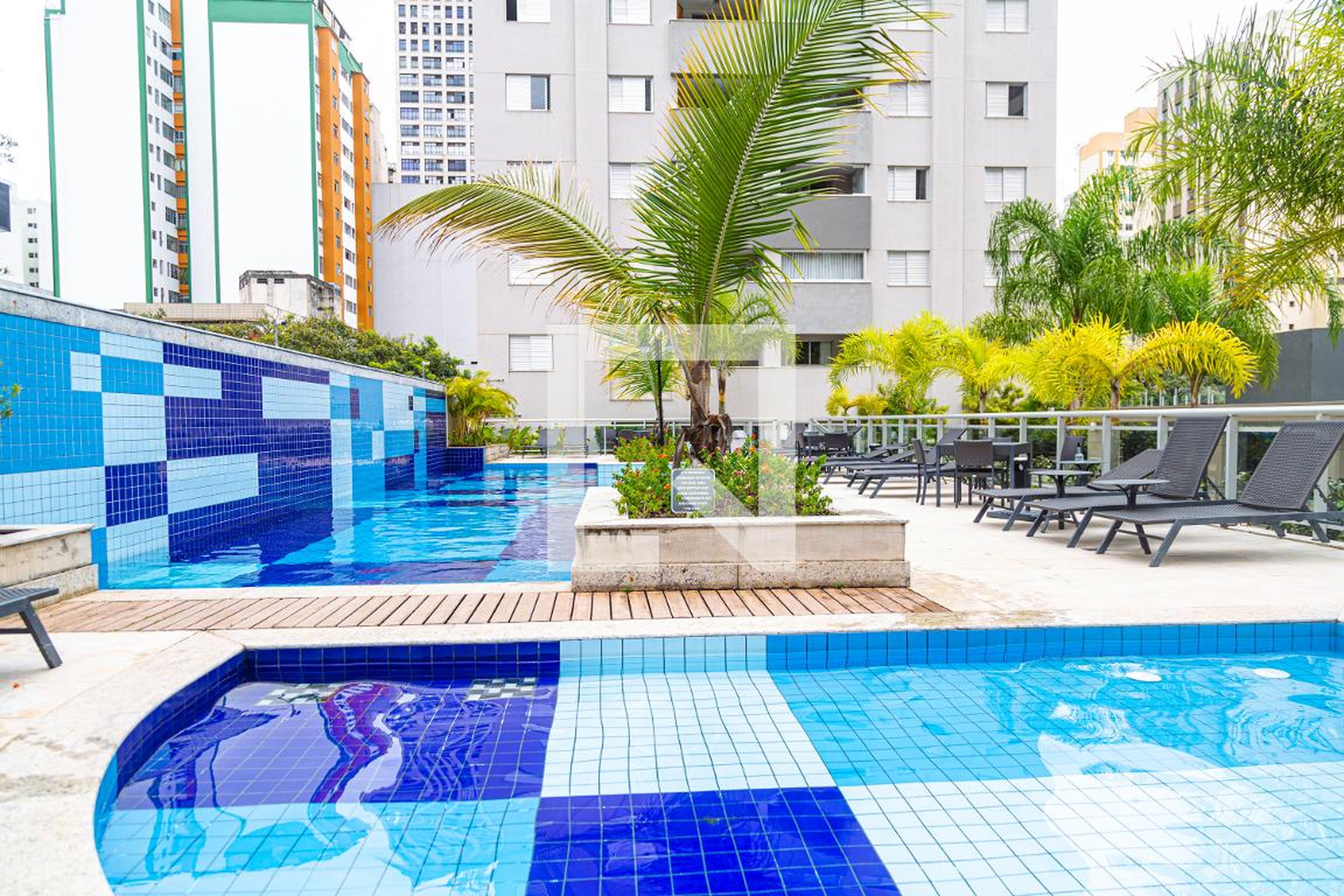 Área da Piscina - Edifício Autentico