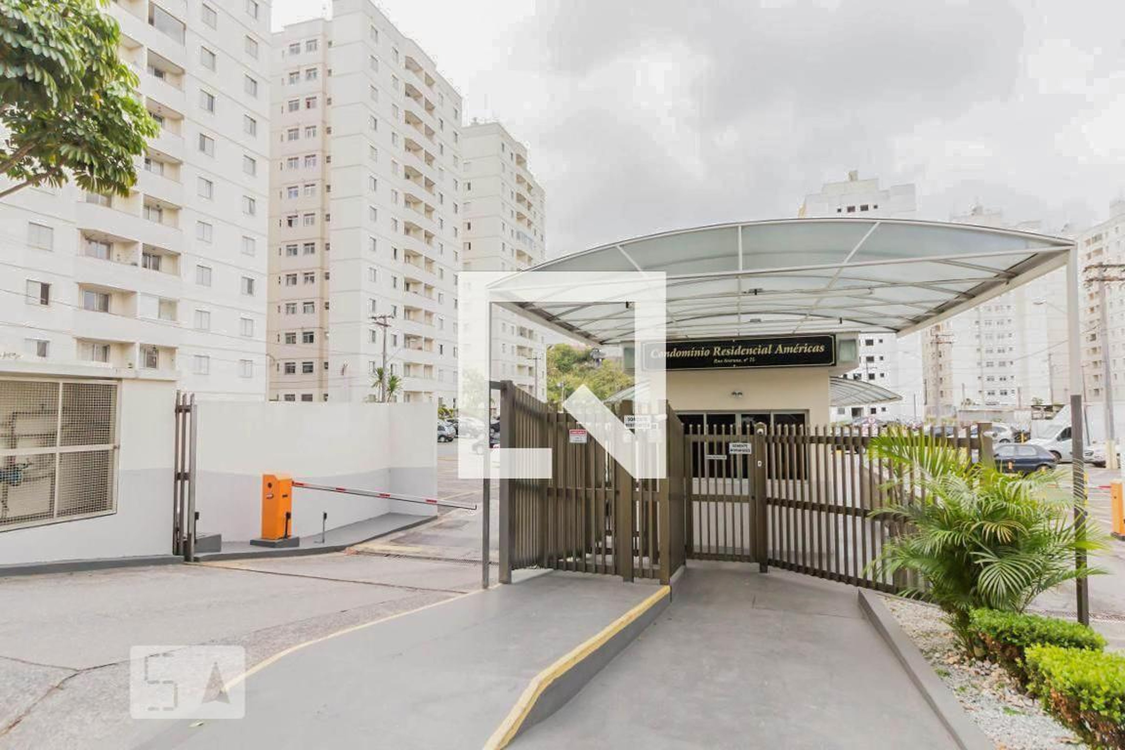 Fachada do Condomínio Residencial das Américas