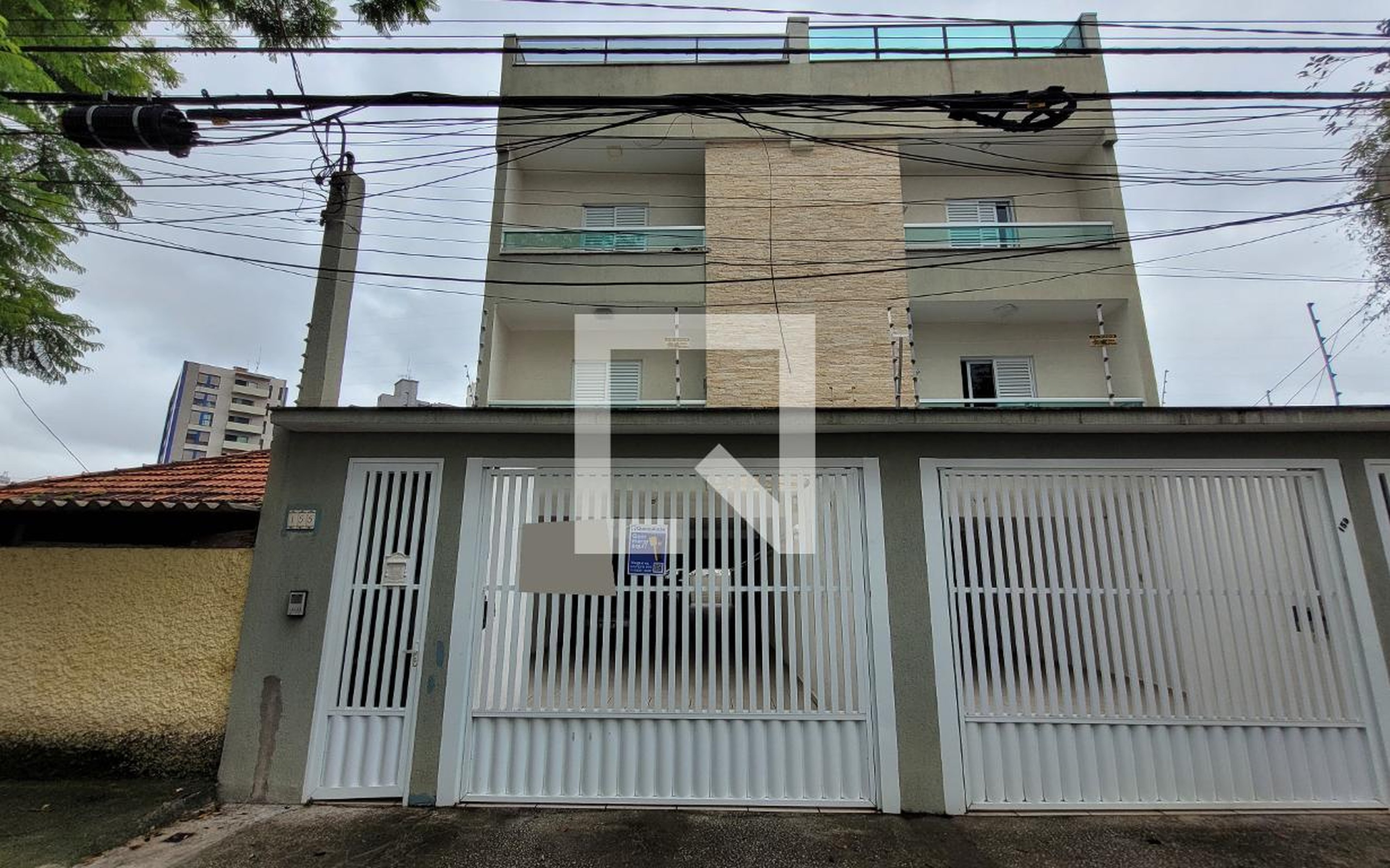 Fachada Condomínio em Rua Atibaia, 155