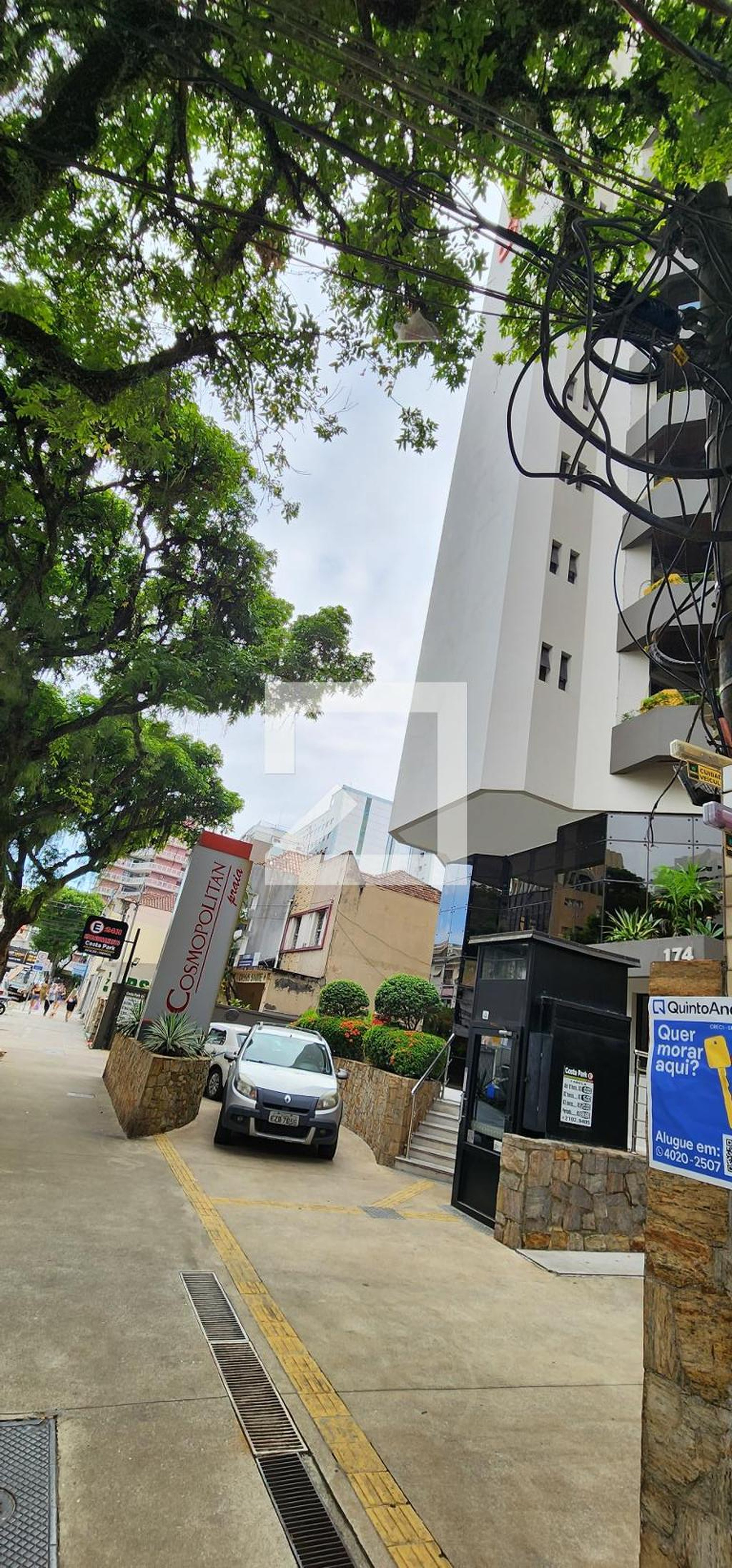 Fachada do Prédio Condomínio Cosmopolitan Praia Flat Santos