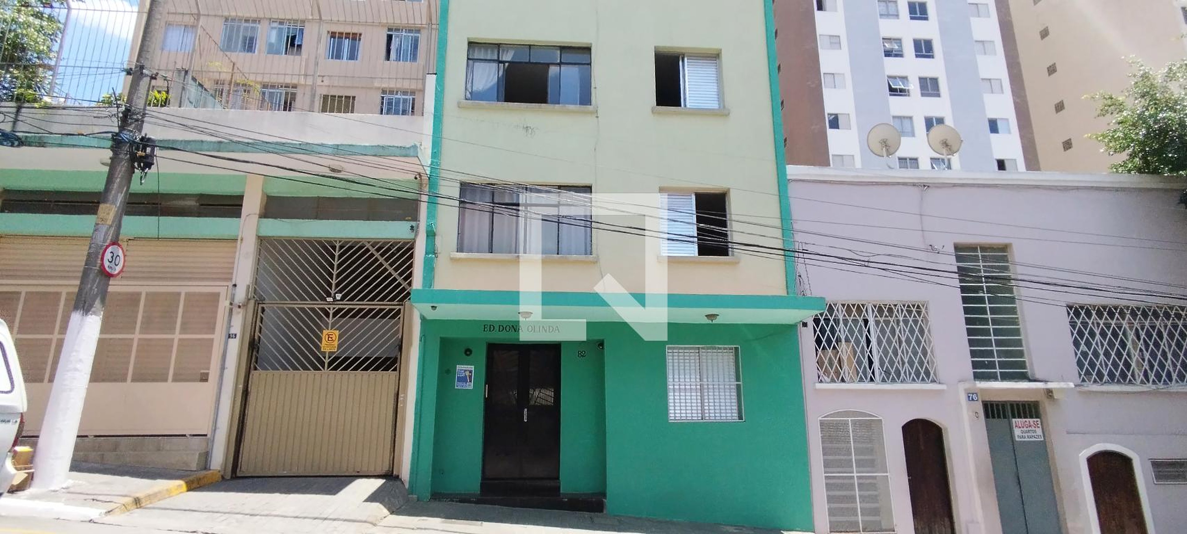 Fachada Condomínio em Rua Conselheiro Ramalho, 82