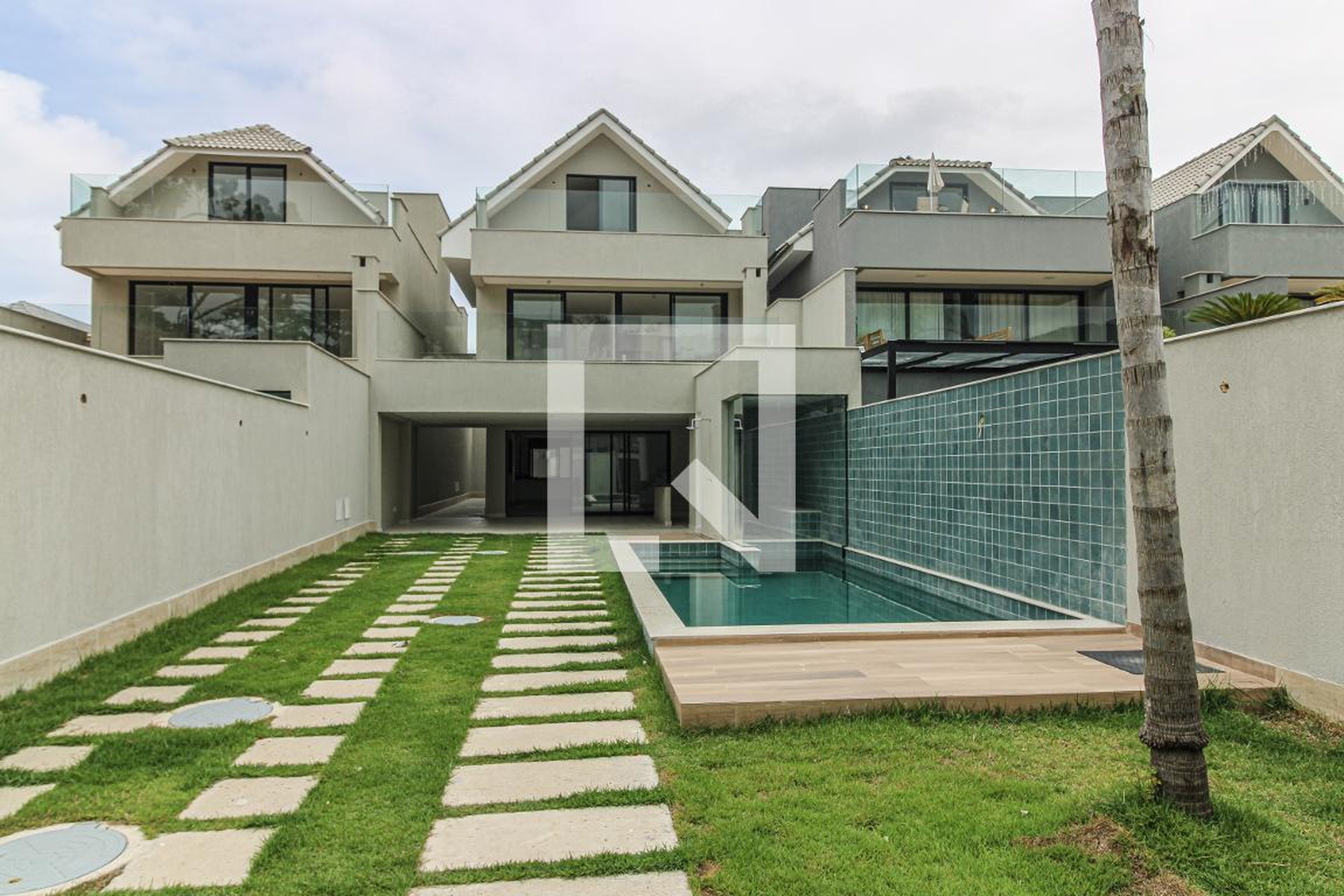 Área externa Condomínio em Avenida das Américas, 9650