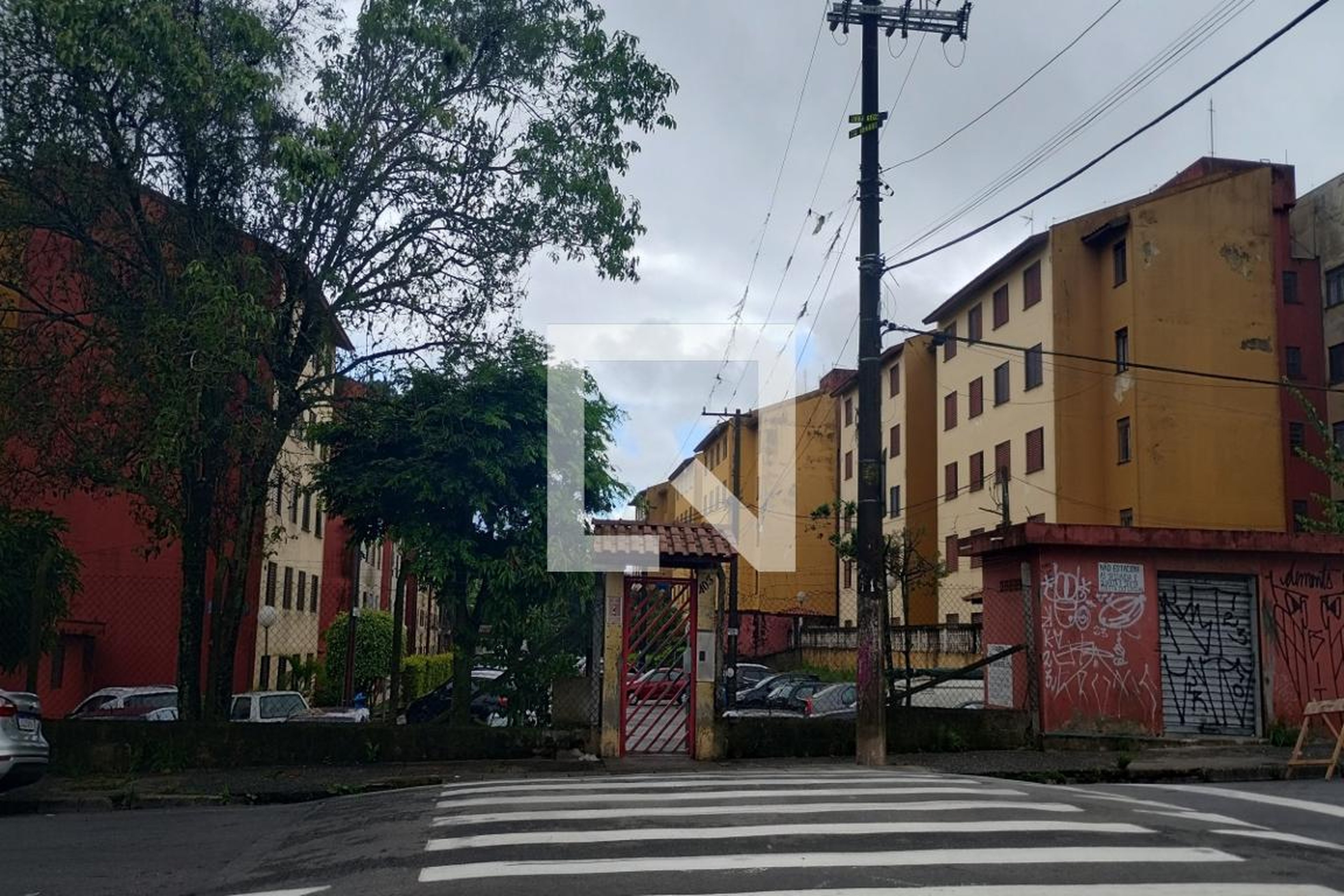 Fachada do Condomínio Residencial Loreto