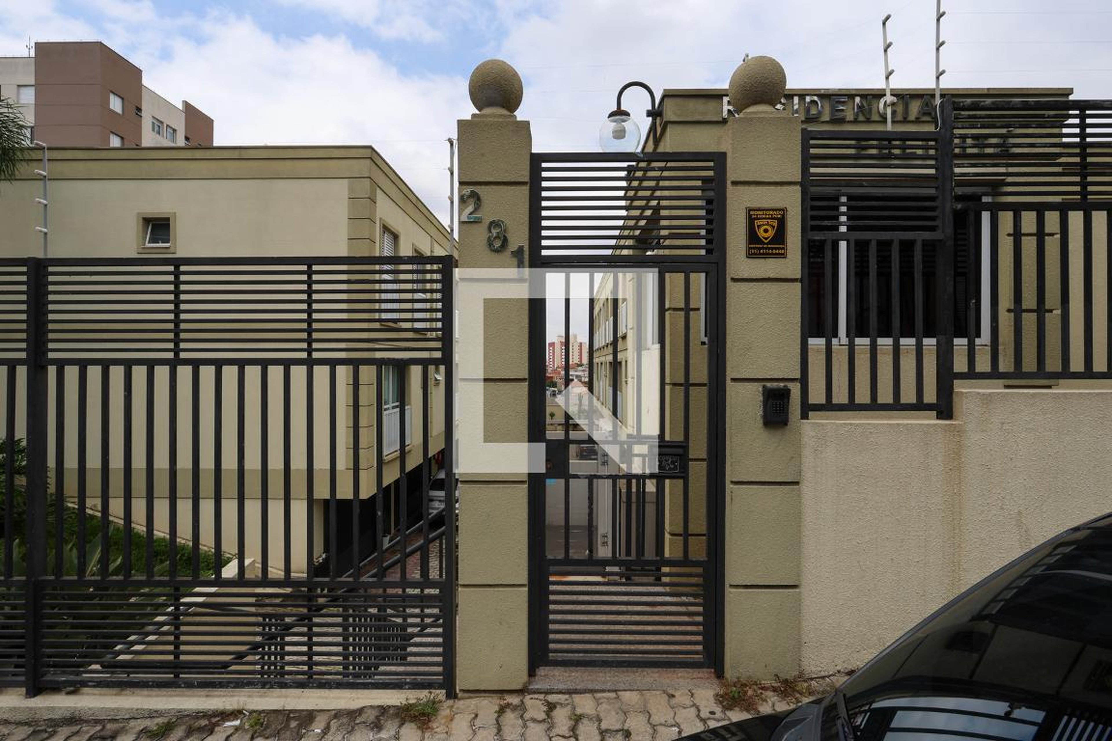 Fachada do condomínio Residencial Felicita